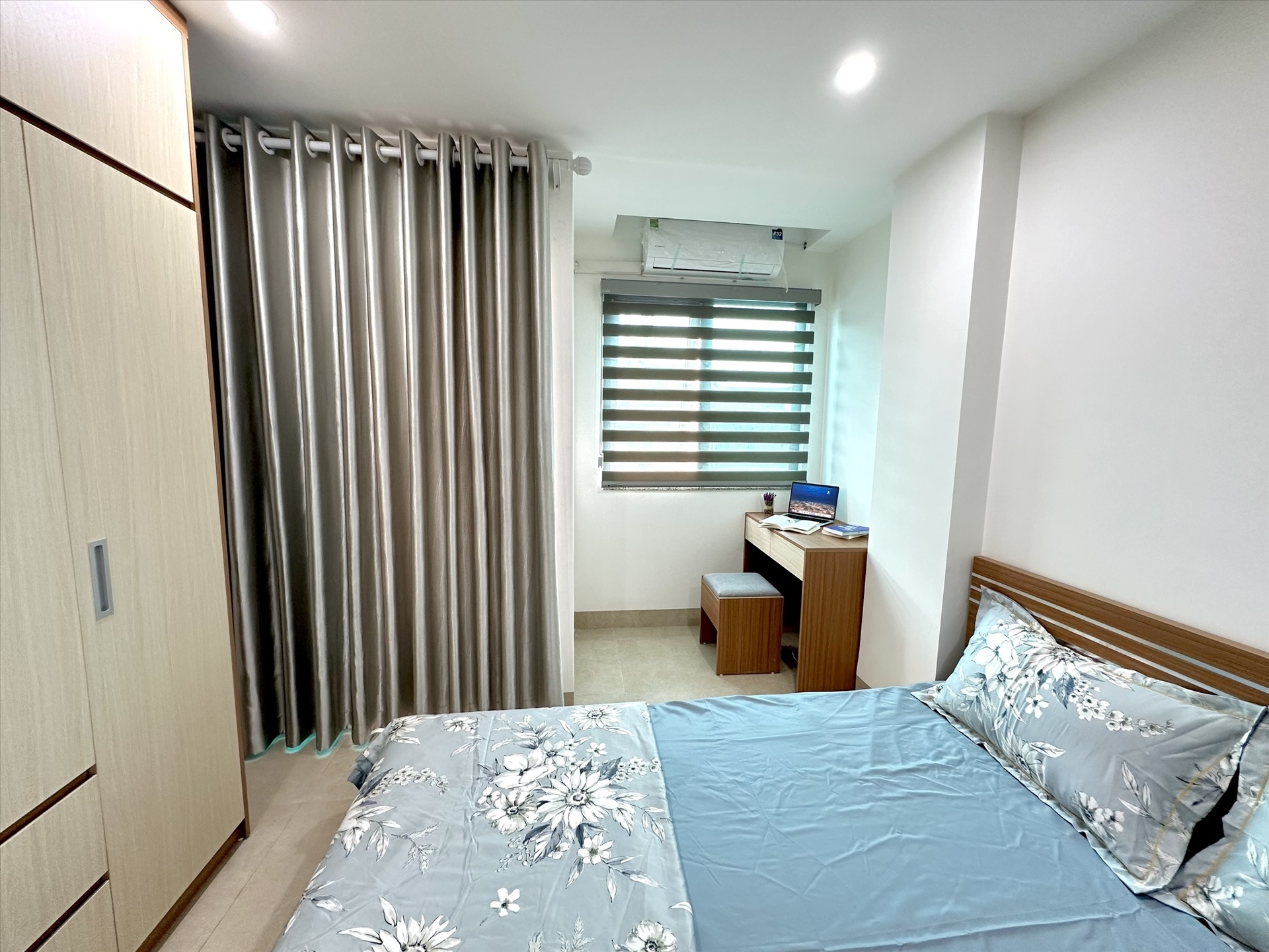 Phòng trọ Studio 30m2 tại TT House 2 Đường Láng - Đống Đa - Phòng ngủ