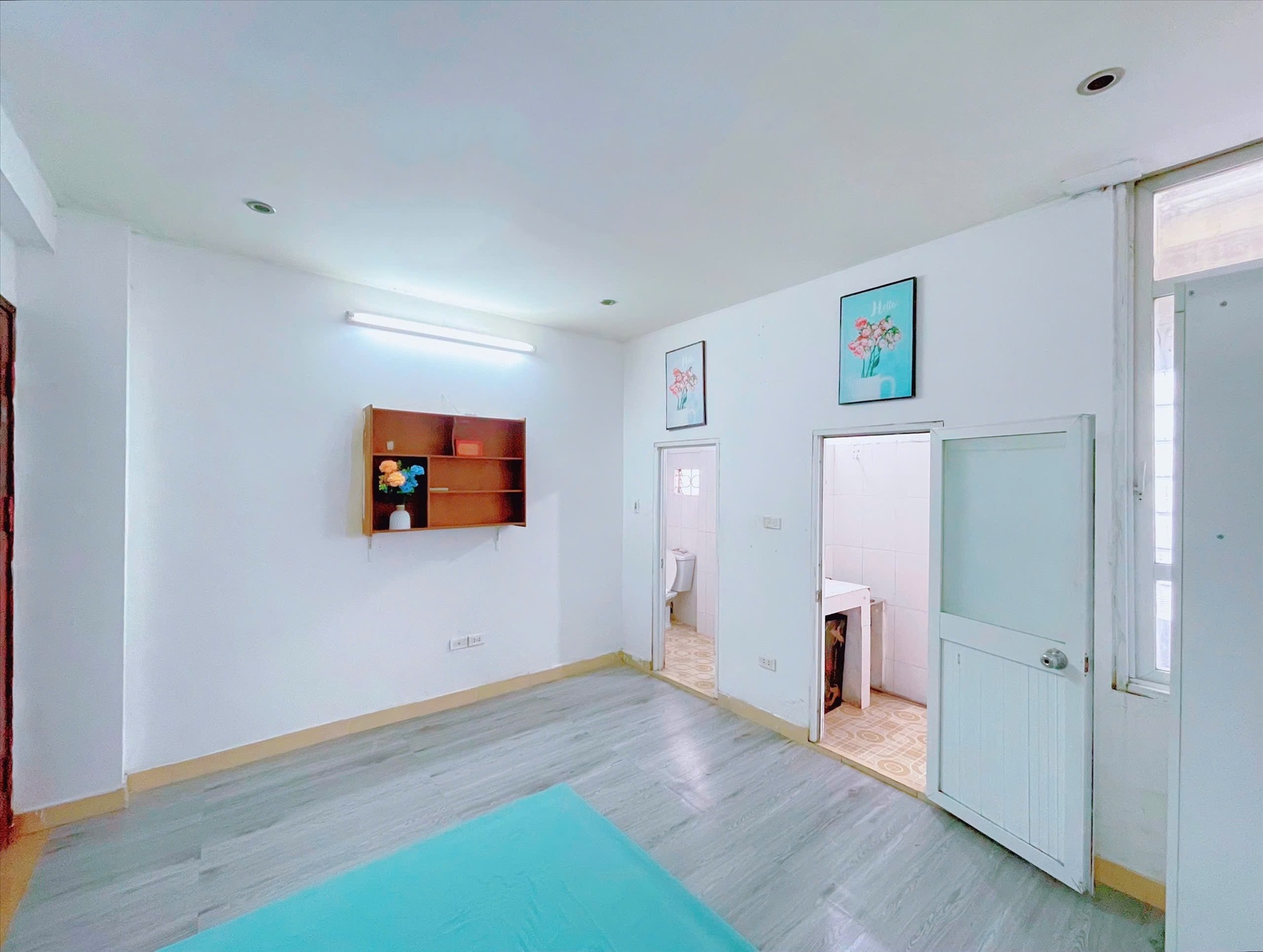 Phòng trọ Studio 24m2 tại HappyHomes Trần Thái Tông - Cầu Giấy - Phòng ngủ