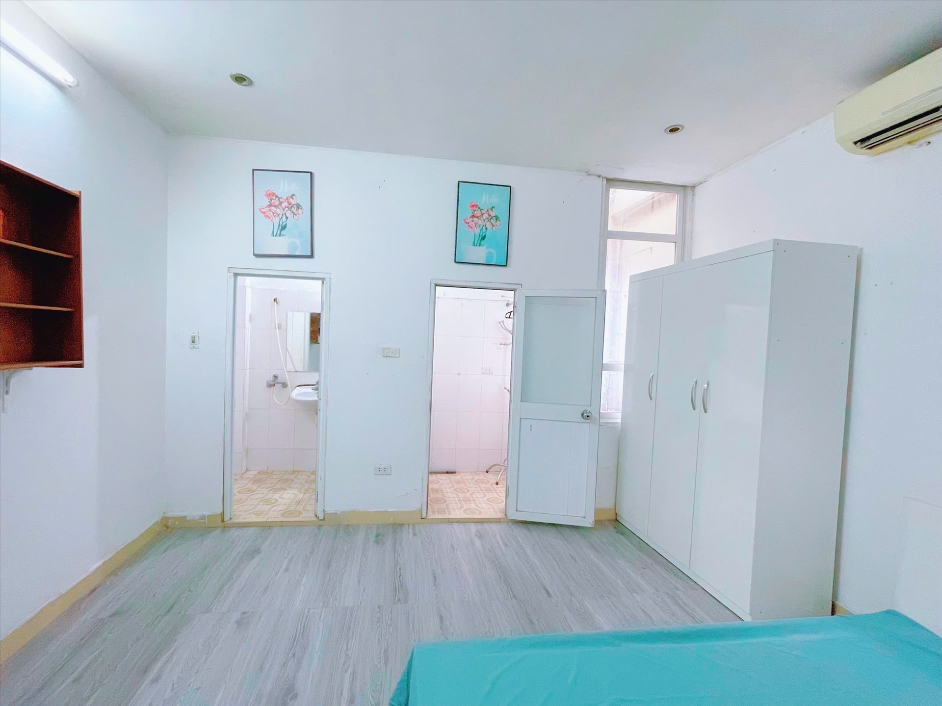 Phòng trọ Studio 24m2 tại HappyHomes Trần Thái Tông - Cầu Giấy - Phòng ngủ