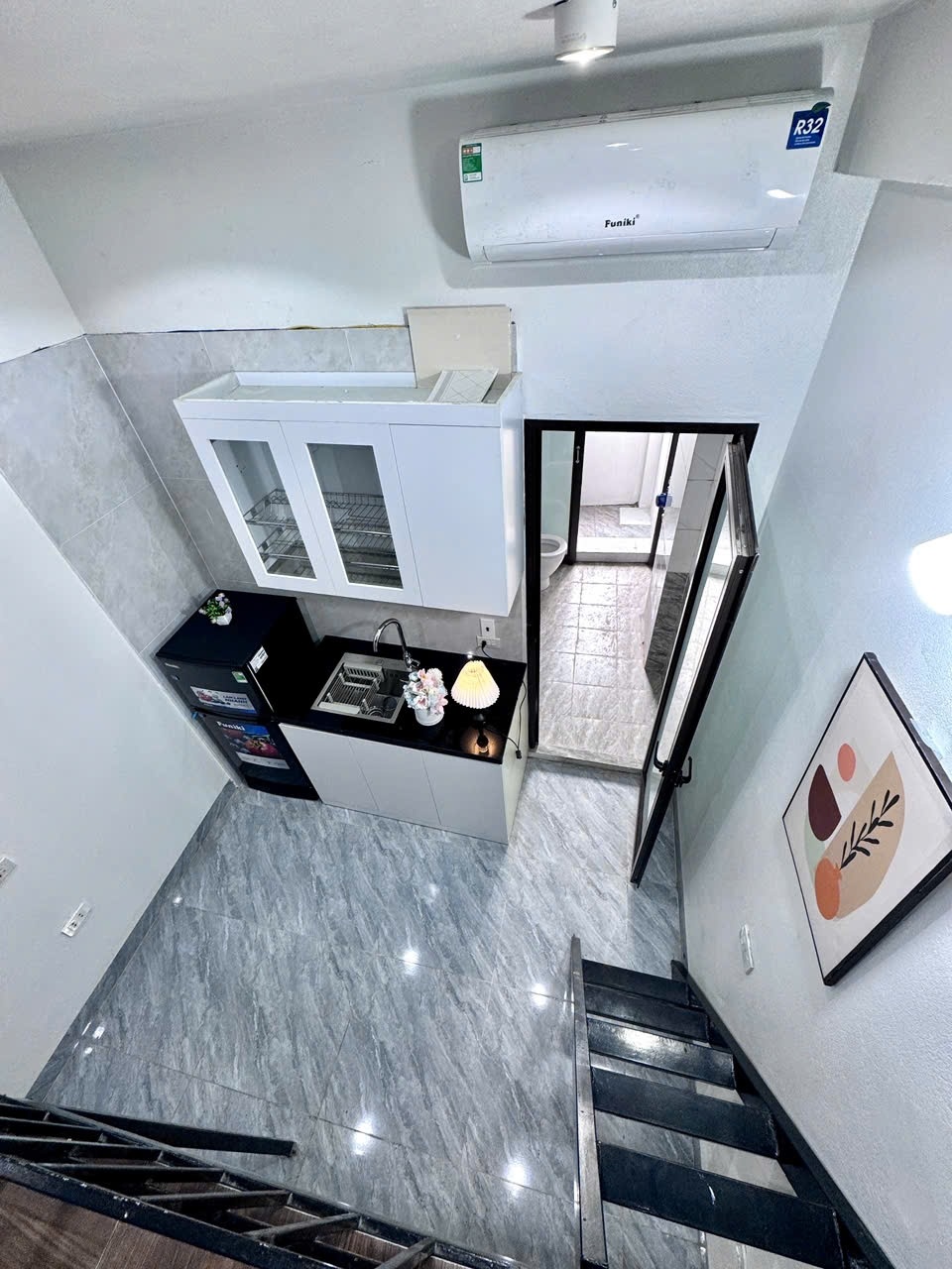 Phòng trọ Duplex 18m2 tại Shome Đỗ Đức Dục - Nam Từ Liêm - Phòng bếp