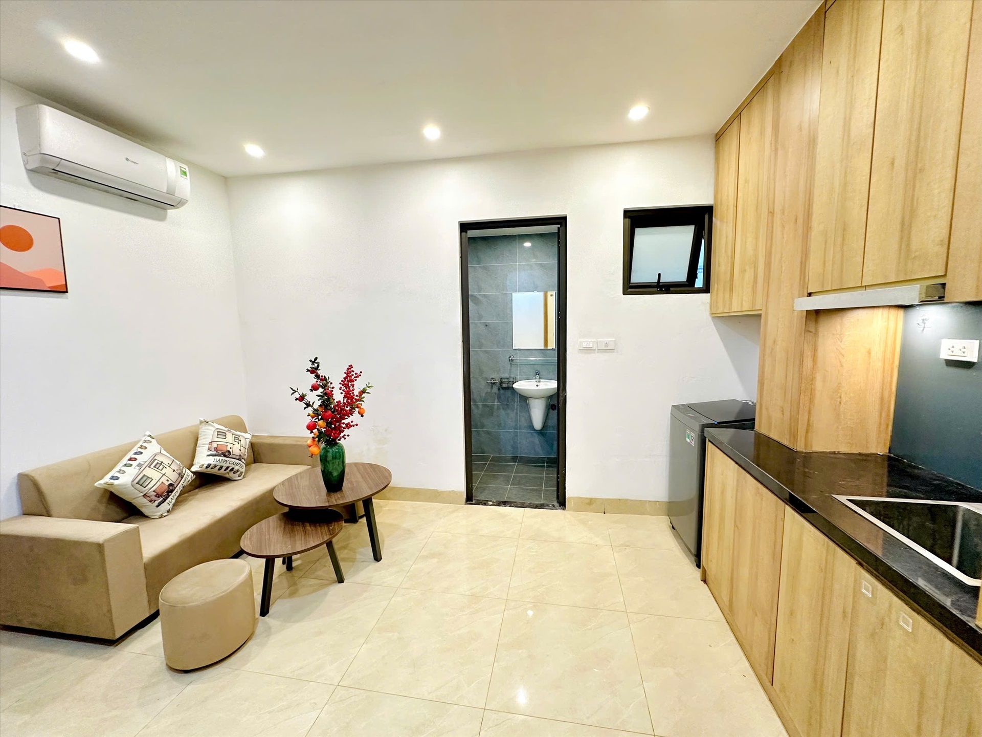 Phòng trọ 1 Phòng ngủ 40m2 tại TT House Cầu Giấy - Cầu Giấy - Phòng khách
