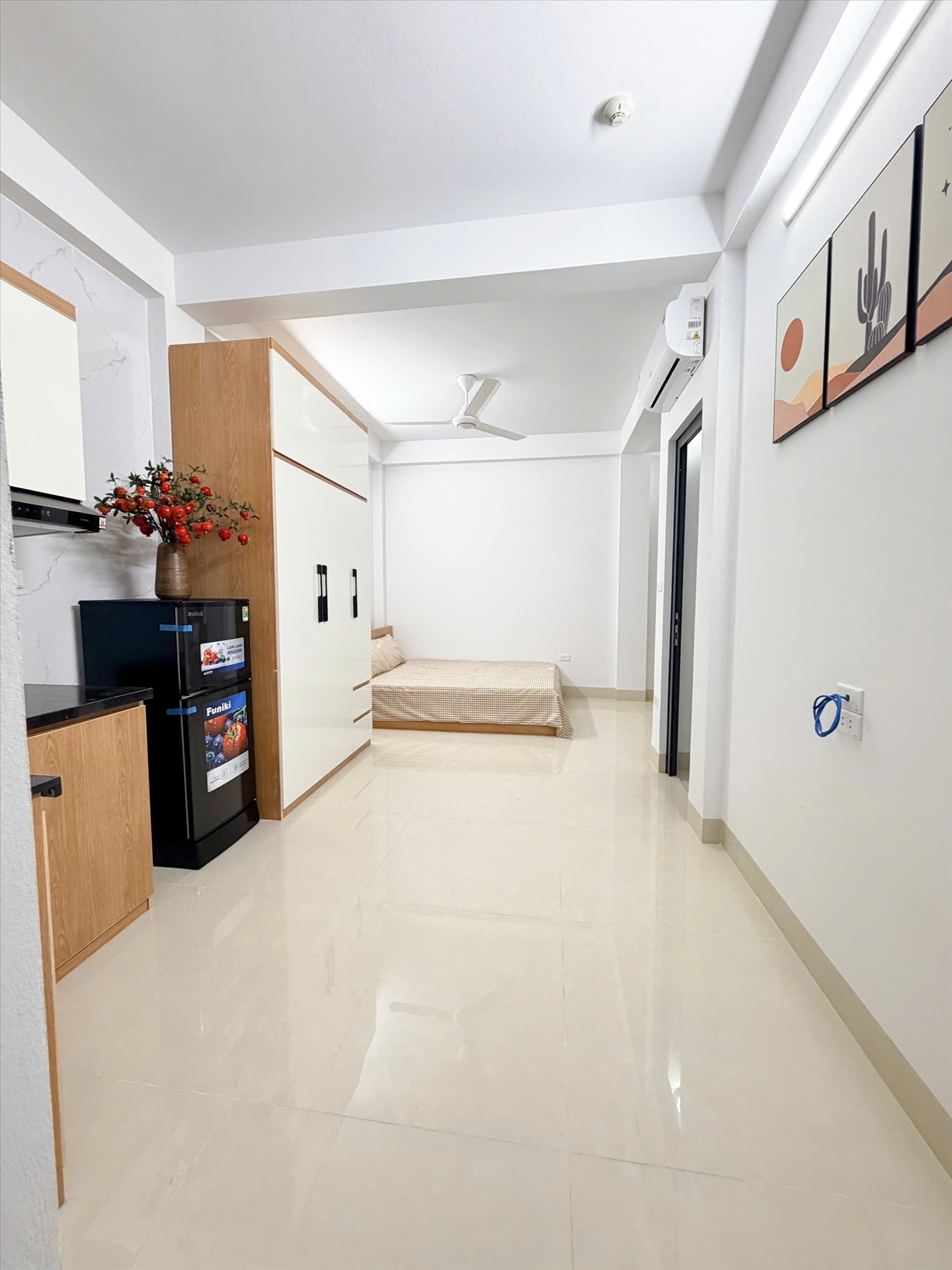 Phòng trọ Studio 30m2 tại CH Home Dương Quảng Hàm - Cầu Giấy - Phòng bếp