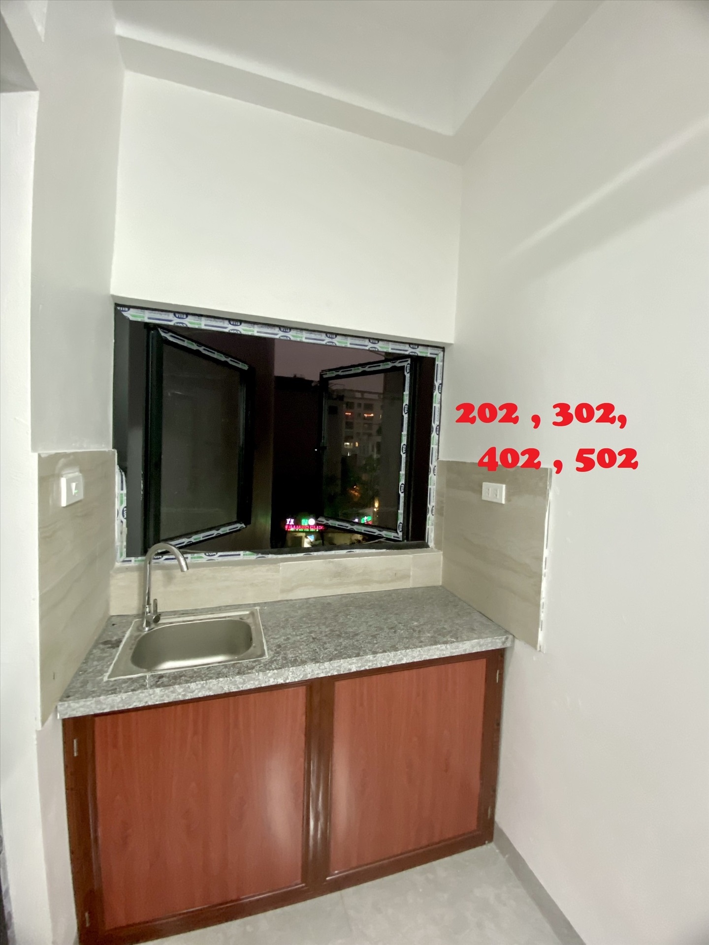 Phòng trọ Studio 25m2 tại DreamHouse Trần Thái Tông - Cầu Giấy - Phòng bếp