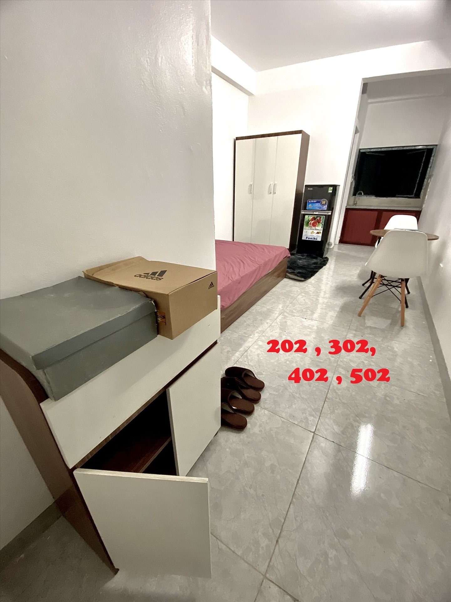Phòng trọ Studio 25m2 tại DreamHouse Trần Thái Tông - Cầu Giấy - Phòng ngủ