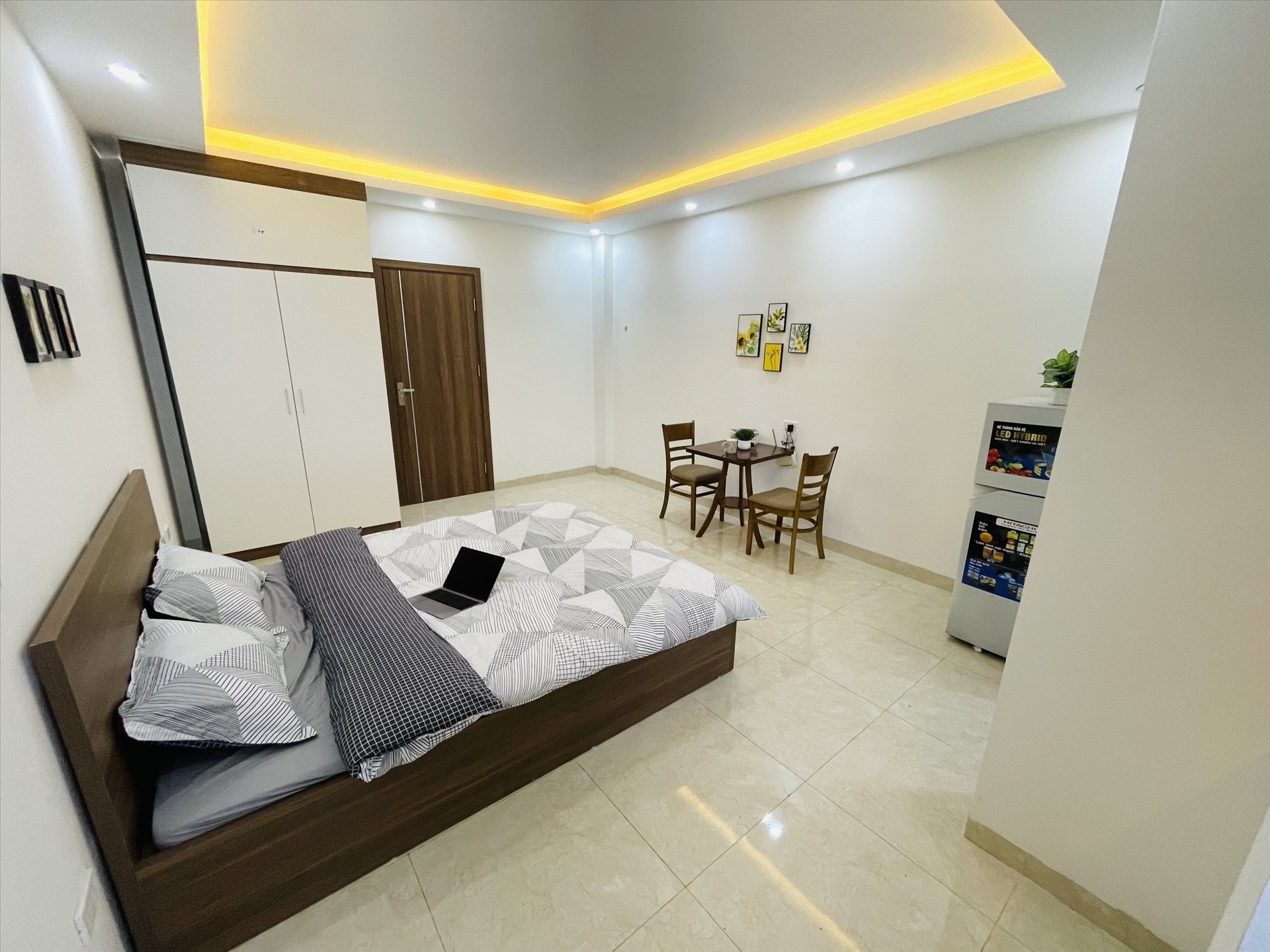 Phòng trọ Studio 25m2 tại Airstay Lê Duẩn - Đống Đa - Phòng ngủ