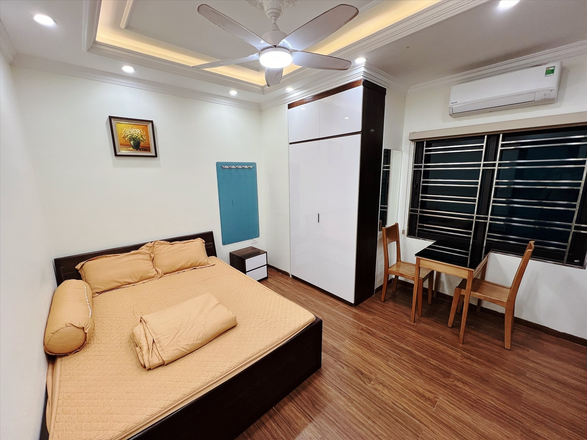 Phòng trọ Studio 26m2 tại NV Home Mỹ Đình - Nam Từ Liêm - Phòng ngủ
