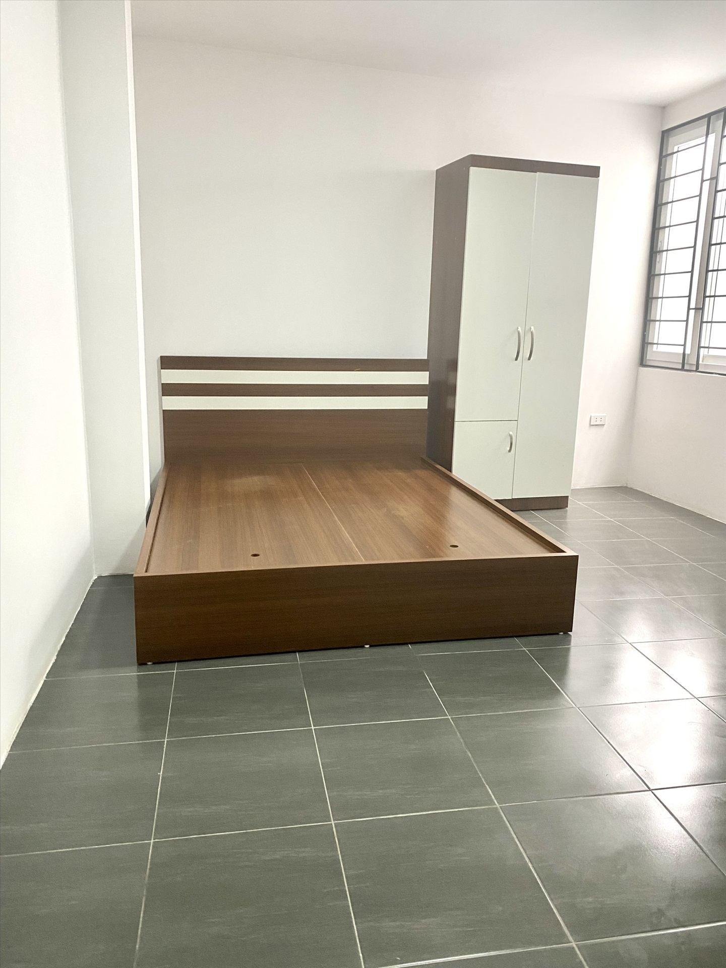 Phòng trọ Studio 20m2 tại NV Home 1 Võ Chí Công - Cầu Giấy - Phòng ngủ