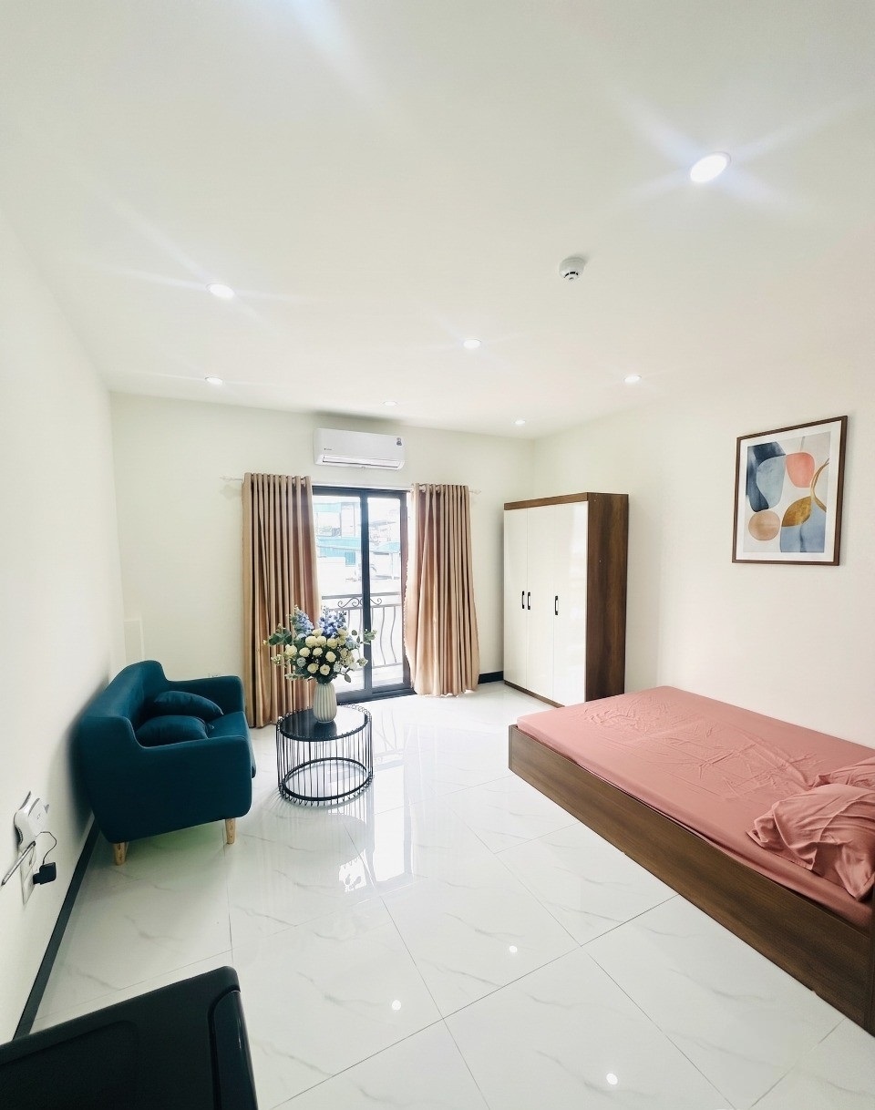 Phòng trọ Studio 35m2 tại Friends Team Xuân La - Tây Hồ - Phòng ngủ