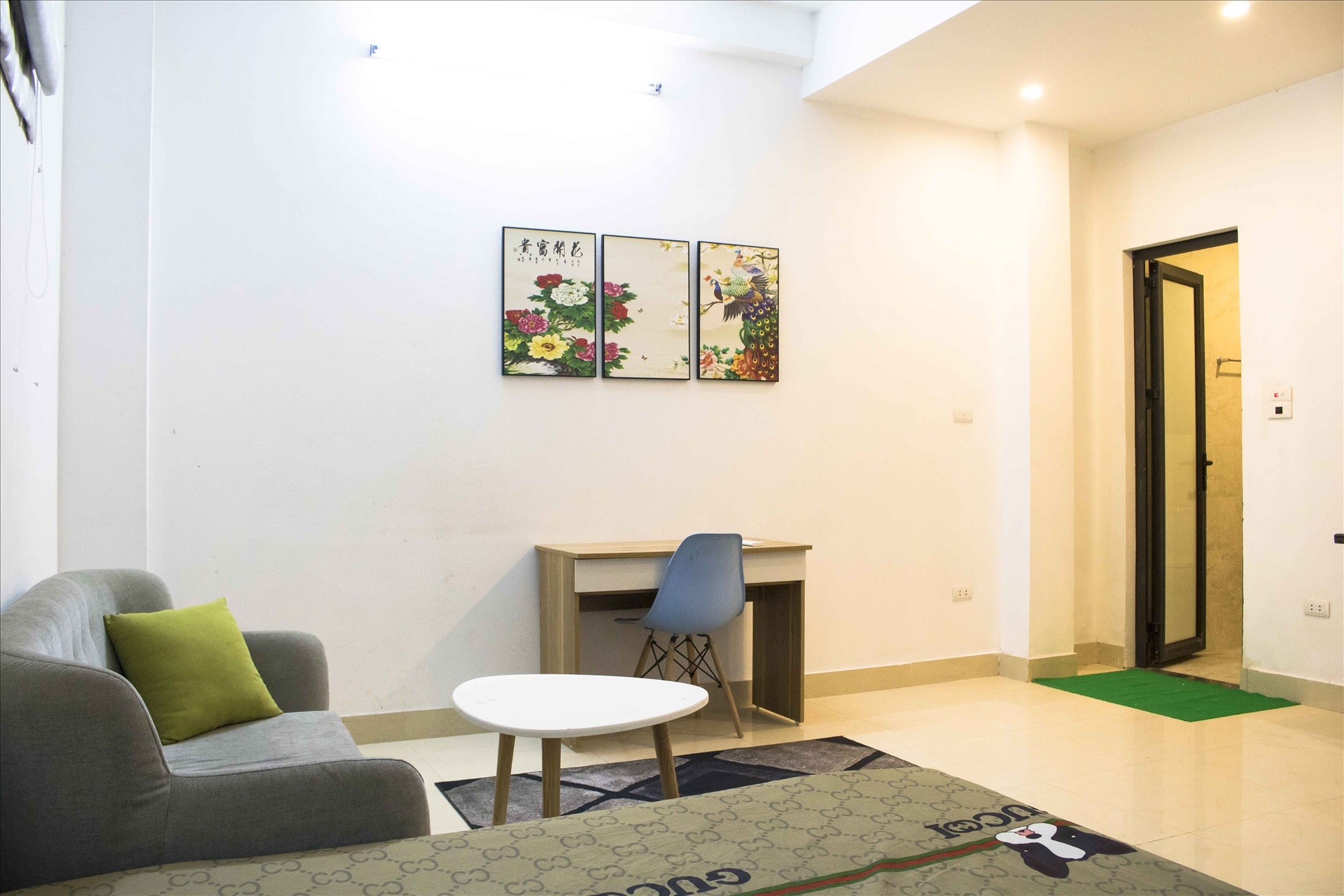 Phòng trọ Studio 35m2 tại Salahomes Nguyễn Ngọc Vũ - Cầu Giấy - Góc làm việc