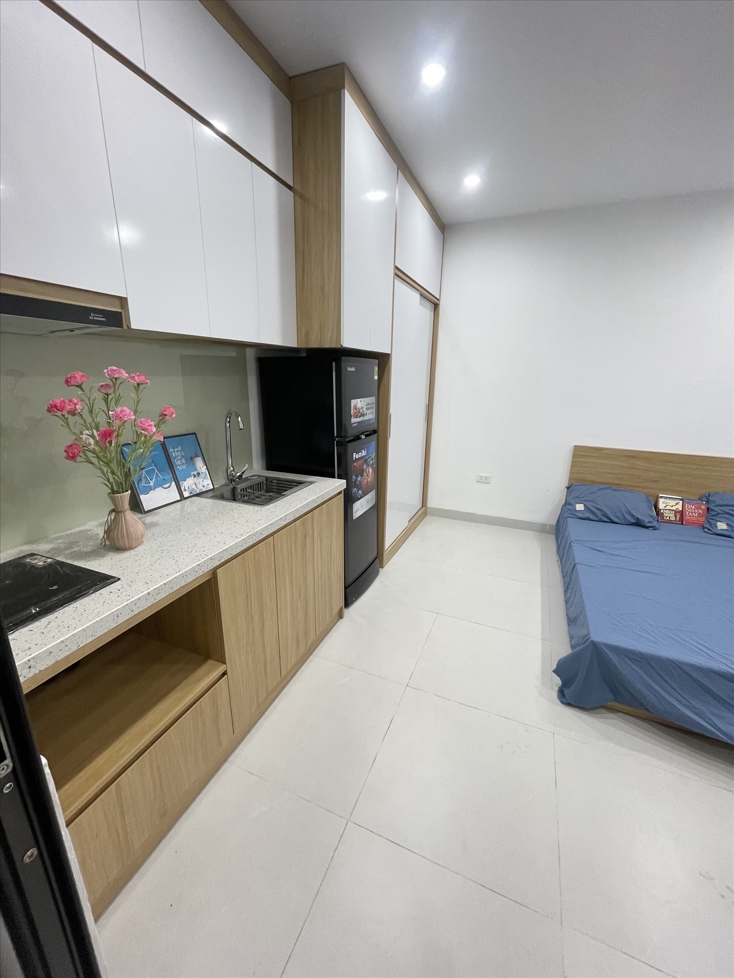 Phòng trọ Studio 25m2 tại Friends Team Vương Thừa Vũ - Thanh Xuân - Phòng ngủ