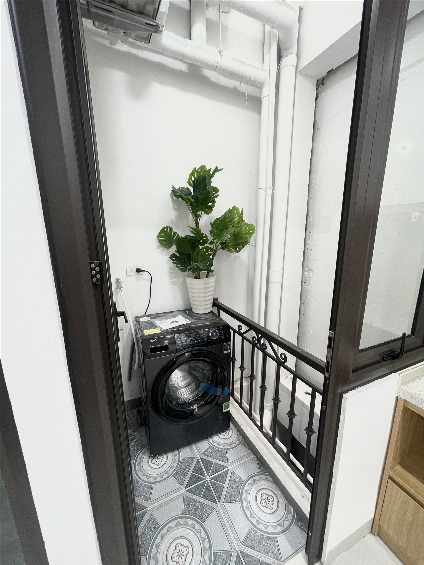 Phòng trọ Studio 25m2 tại Friends Team Vương Thừa Vũ - Thanh Xuân - Ban công