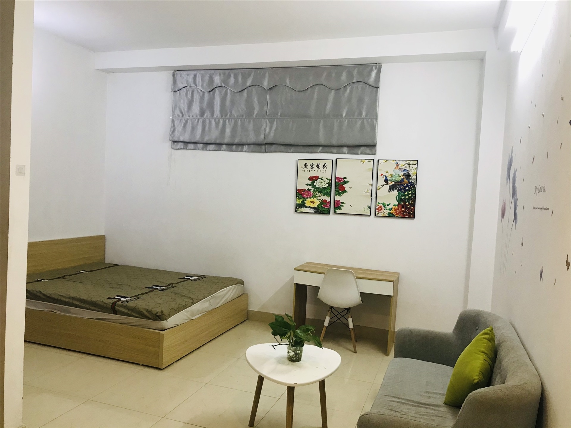Phòng trọ Studio 35m2 tại Salahomes Nguyễn Ngọc Vũ - Cầu Giấy - Phòng ngủ