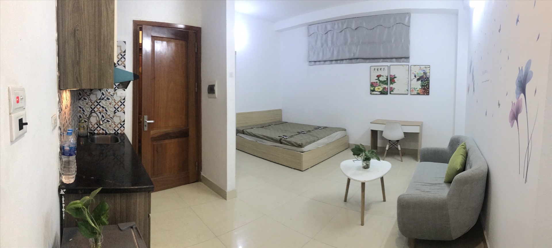 Phòng trọ Studio 35m2 tại Salahomes Nguyễn Ngọc Vũ - Cầu Giấy - Phòng ngủ