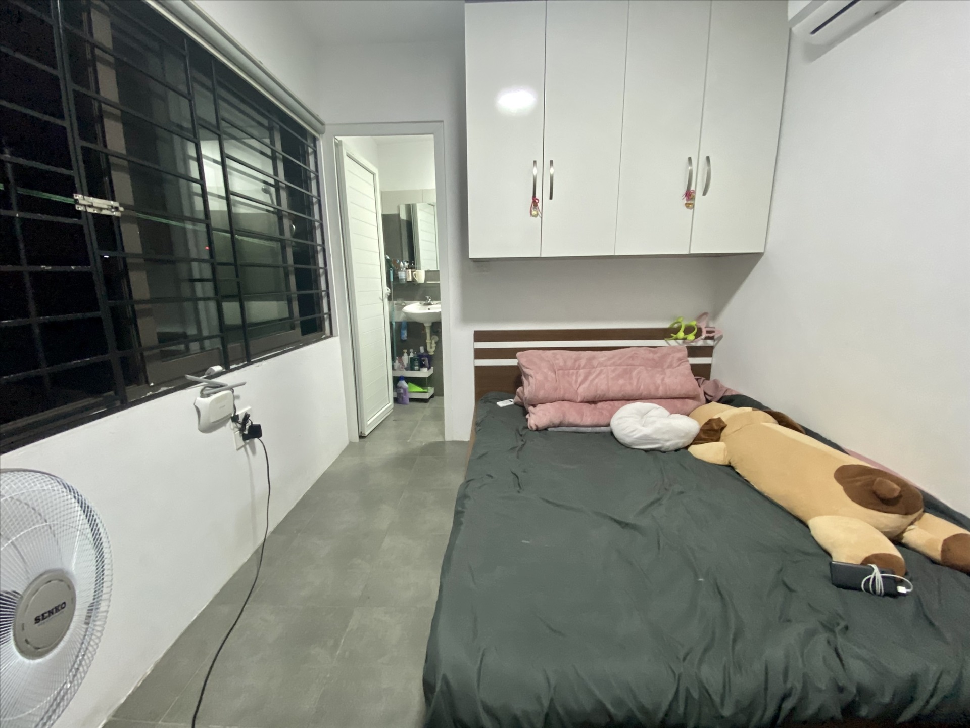 Phòng trọ Studio 17m2 tại NV Home Hoàng An - Đống Đa - Phòng ngủ