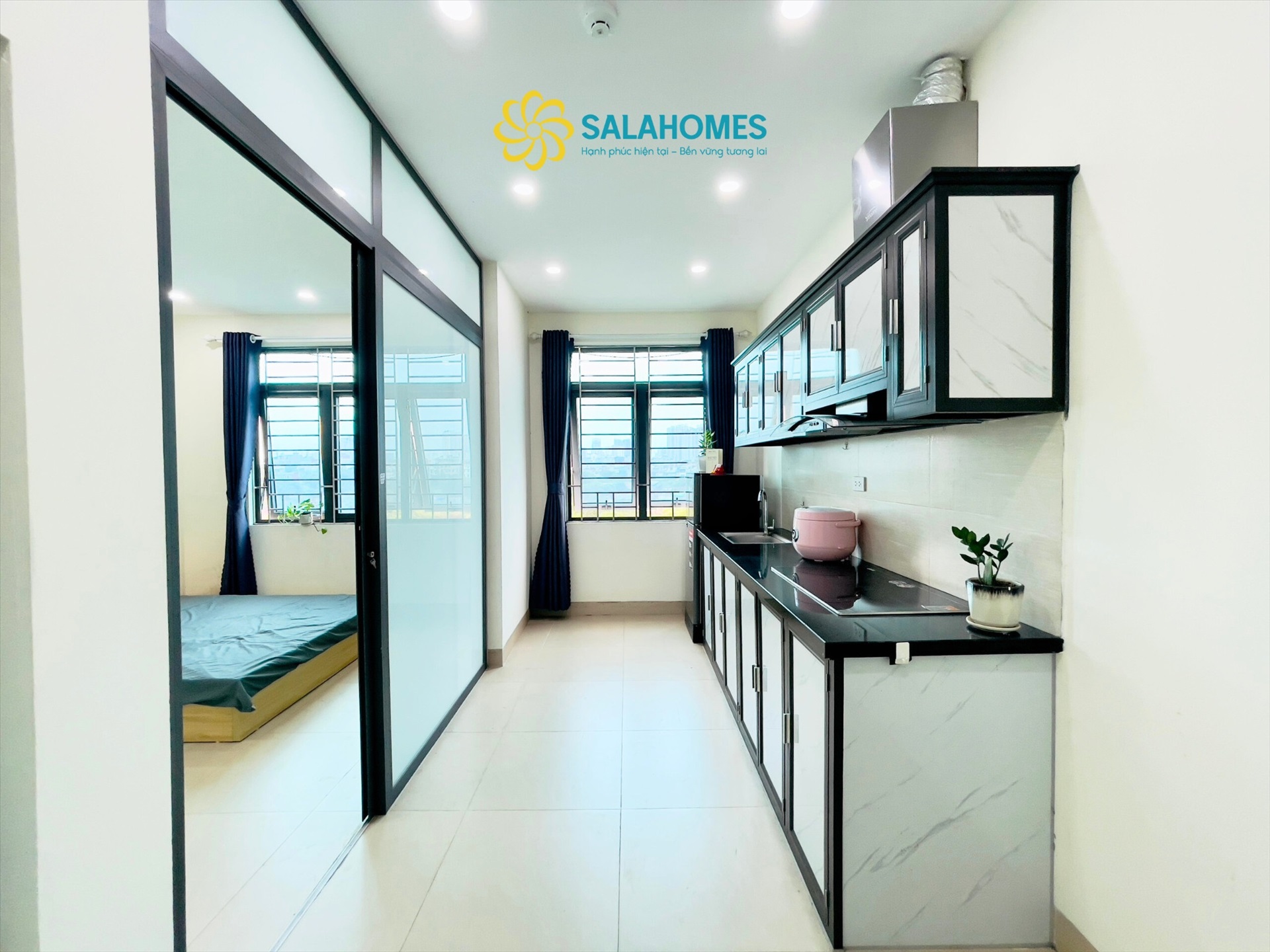 Phòng trọ 1 Phòng ngủ 35m2 tại Salahomes 3 Bùi Xương Trạch - Thanh Xuân - Phòng bếp