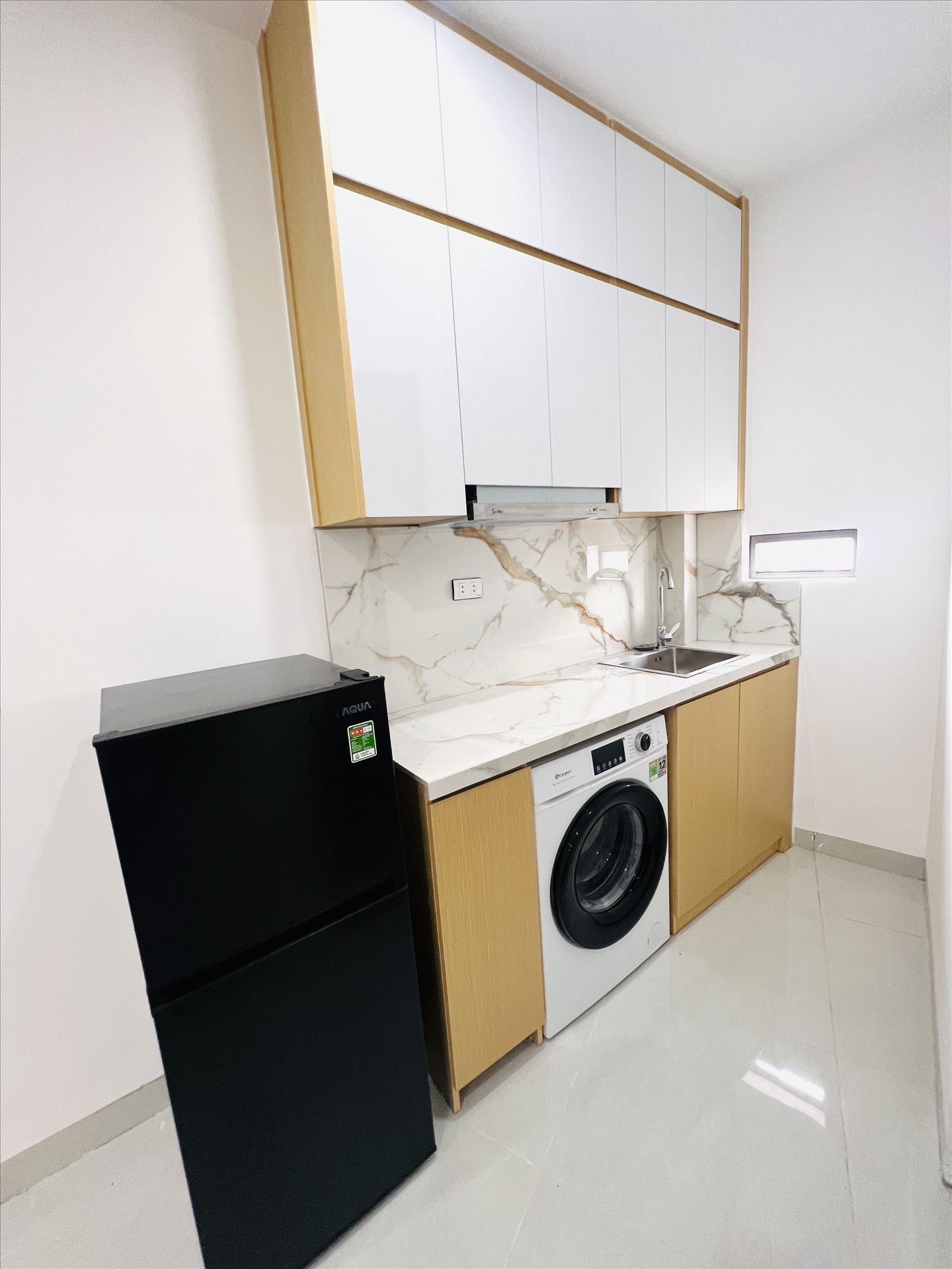 Phòng trọ Studio 25m2 tại Friends Team 1 Khương Trung - Thanh Xuân - Phòng bếp