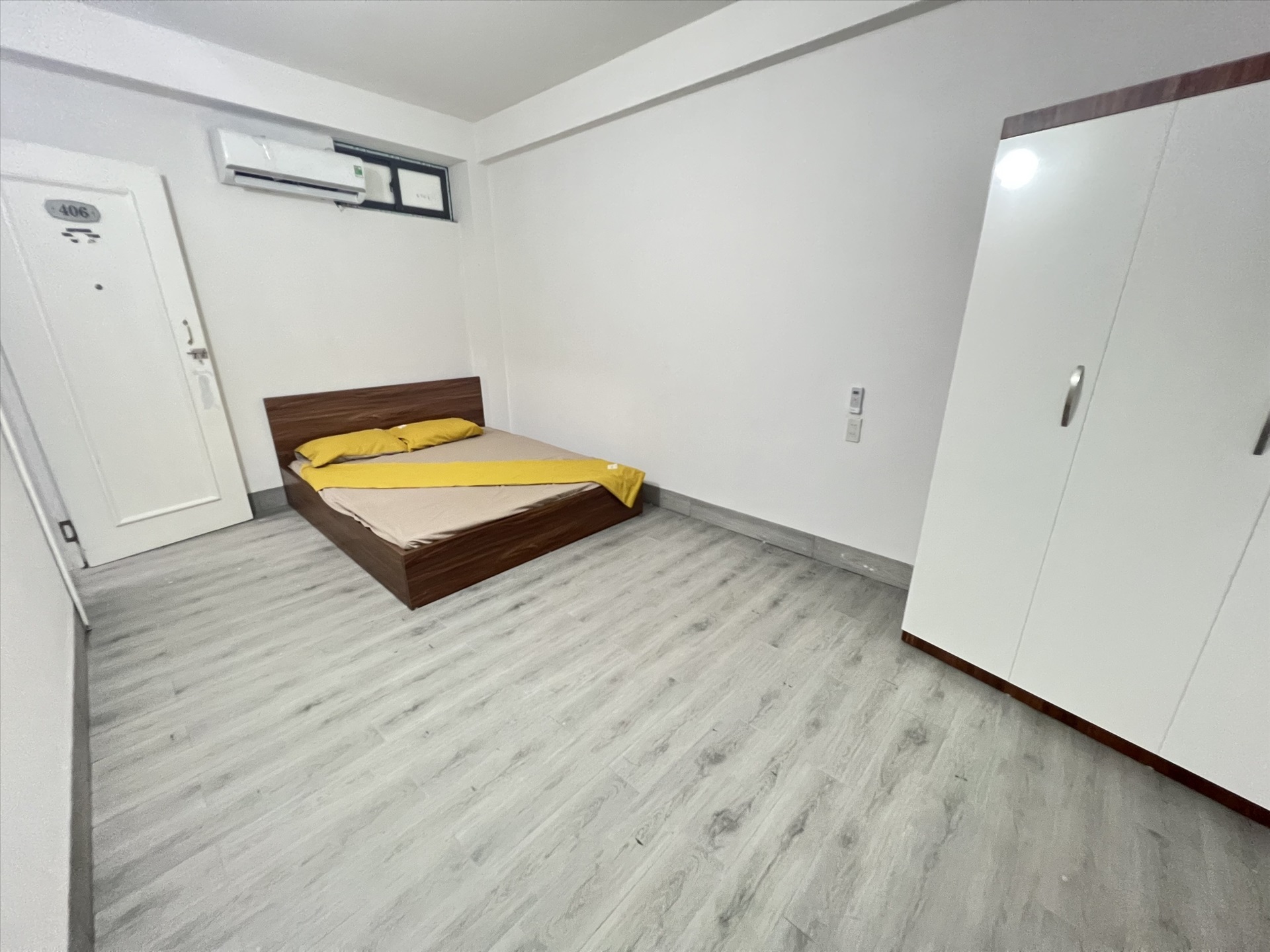 Phòng trọ Studio 20m2 tại HappyHomes Văn Hội - Bắc Từ Liêm - Phòng ngủ