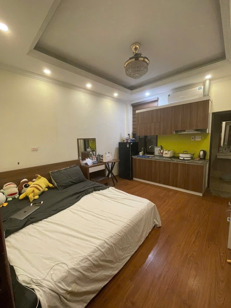 Phòng trọ Studio 30m2 tại Timehouse Mai Dịch - Cầu Giấy - Phòng ngủ