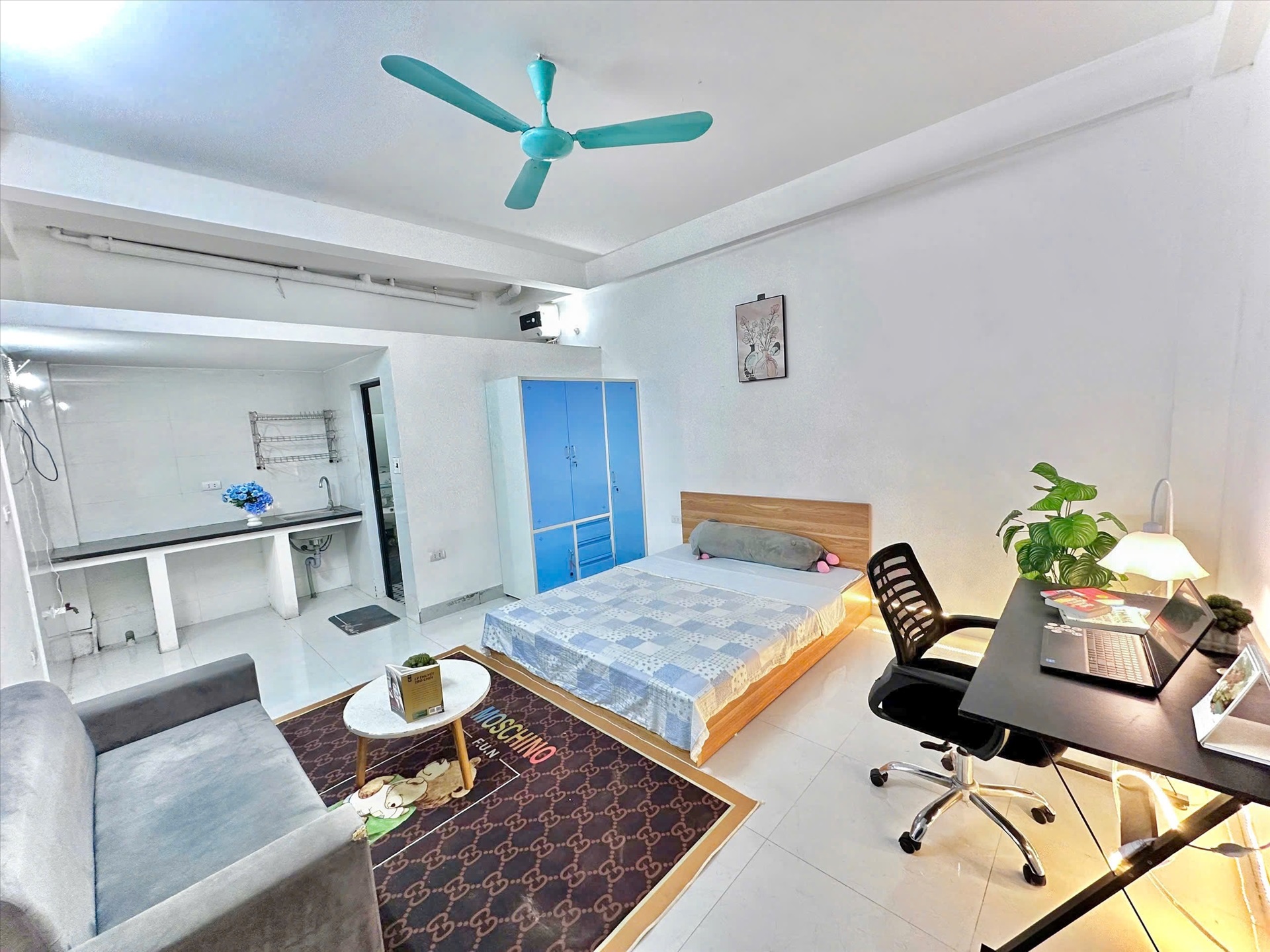 Phòng trọ Studio 30m2 tại Time House 1 Phú Diễn - Bắc Từ Liêm - Phòng ngủ