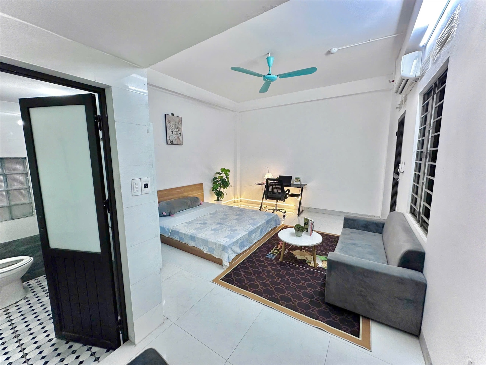 Phòng trọ Studio 30m2 tại Time House 1 Phú Diễn - Bắc Từ Liêm - Phòng ngủ