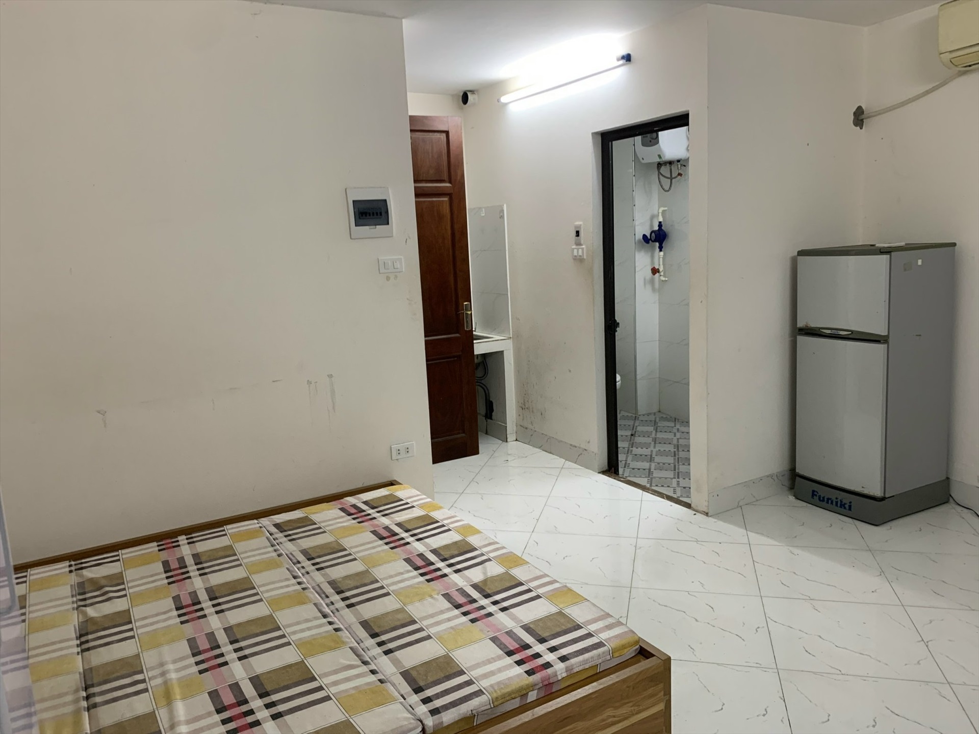 Phòng trọ Studio 25m2 tại AT Home Trần Duy Hưng - Cầu Giấy - Phòng ngủ