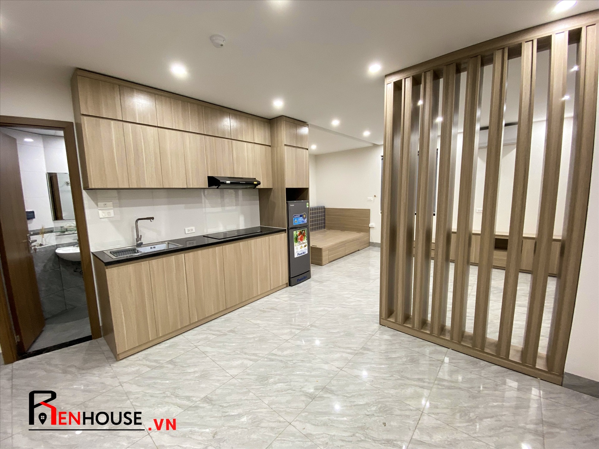 Phòng trọ 2 Phòng ngủ 60m2 tại RenHouse Mễ Trì Thượng - Nam Từ Liêm - Phòng bếp