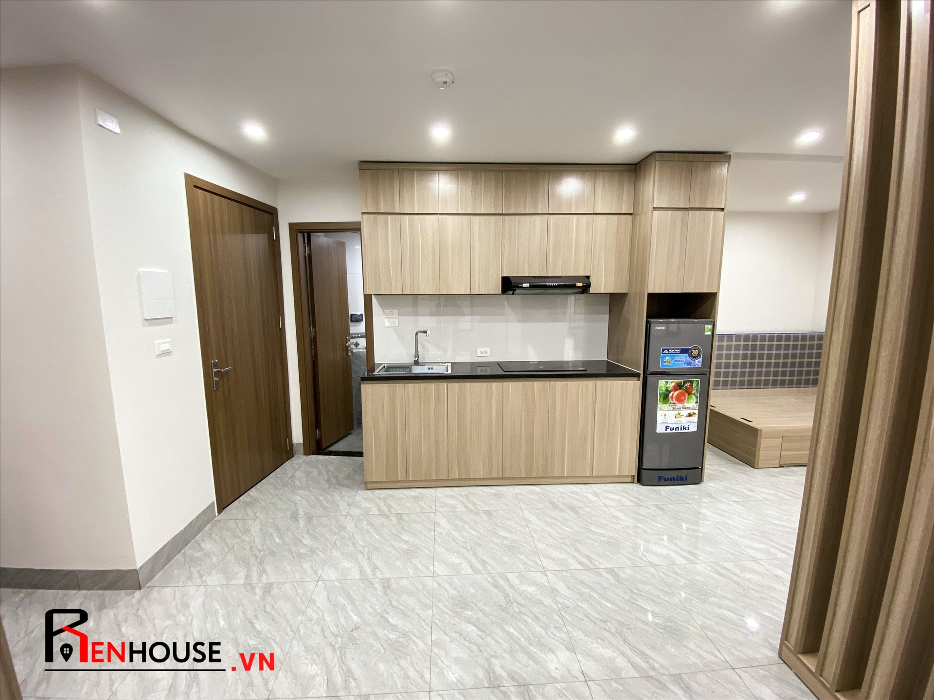 Phòng trọ 2 Phòng ngủ 60m2 tại RenHouse Mễ Trì Thượng - Nam Từ Liêm - Phòng bếp