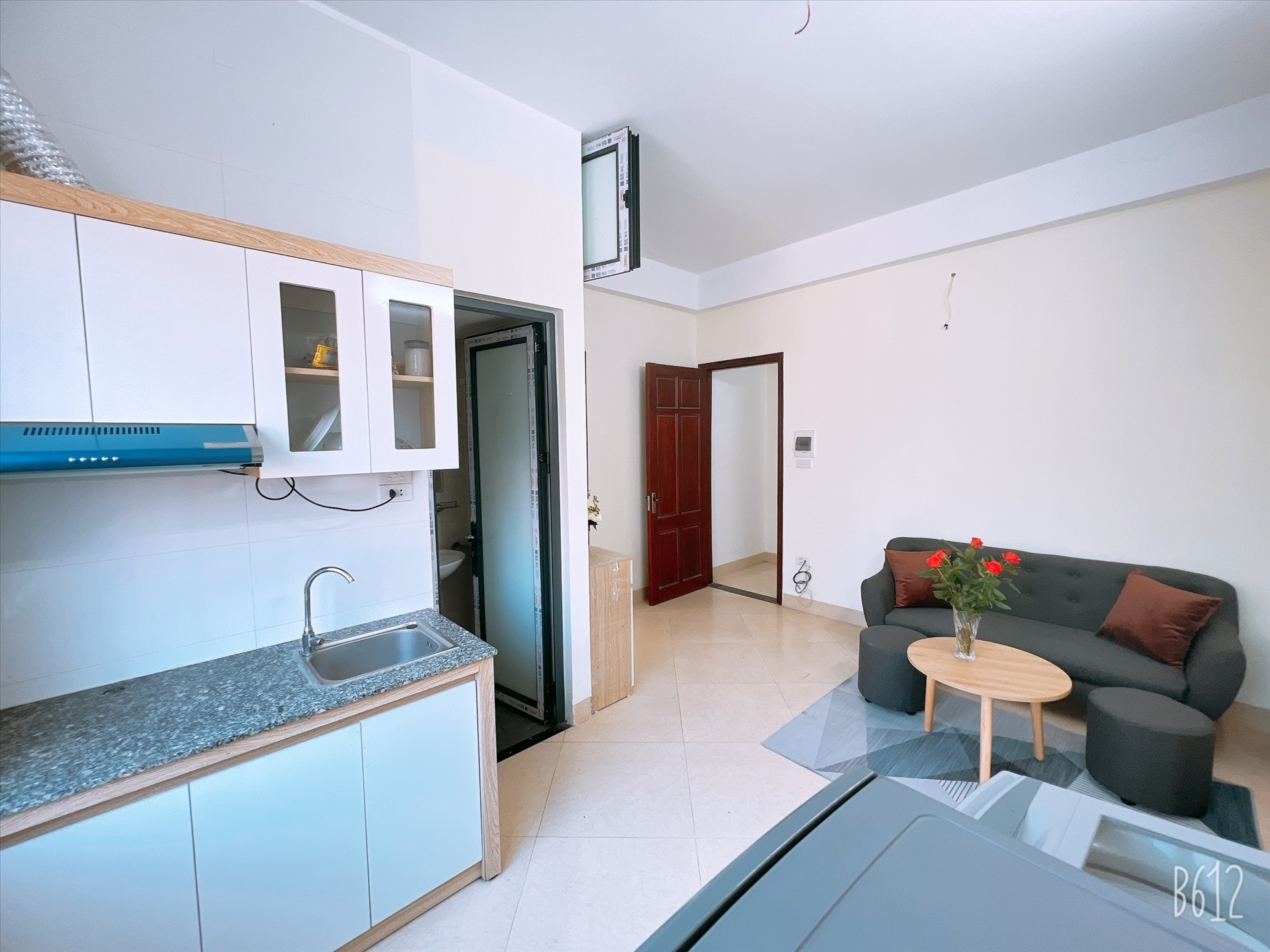 Phòng trọ 1 Phòng ngủ 35m2 tại QHOME Trần Duy Hưng - Cầu Giấy - Phòng bếp