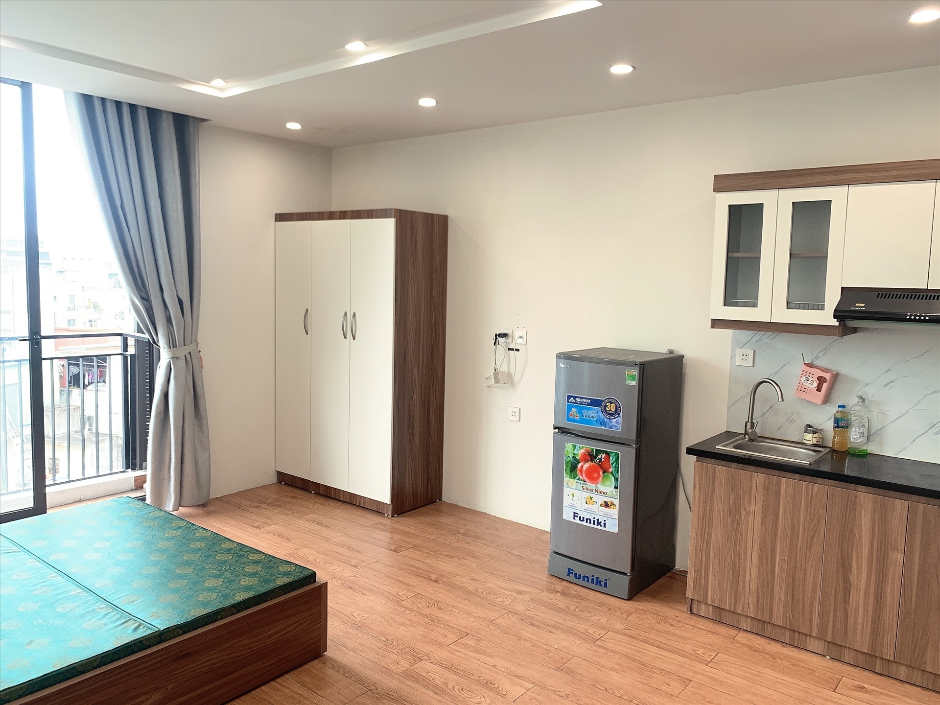 Phòng trọ Studio 30m2 tại AT Home Giang Văn Minh - Ba Đình - Phòng ngủ