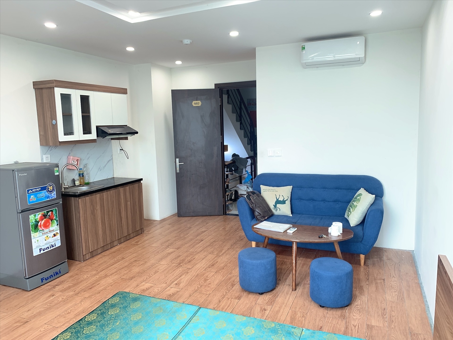 Phòng trọ Studio 30m2 tại AT Home Giang Văn Minh - Ba Đình - Phòng khách