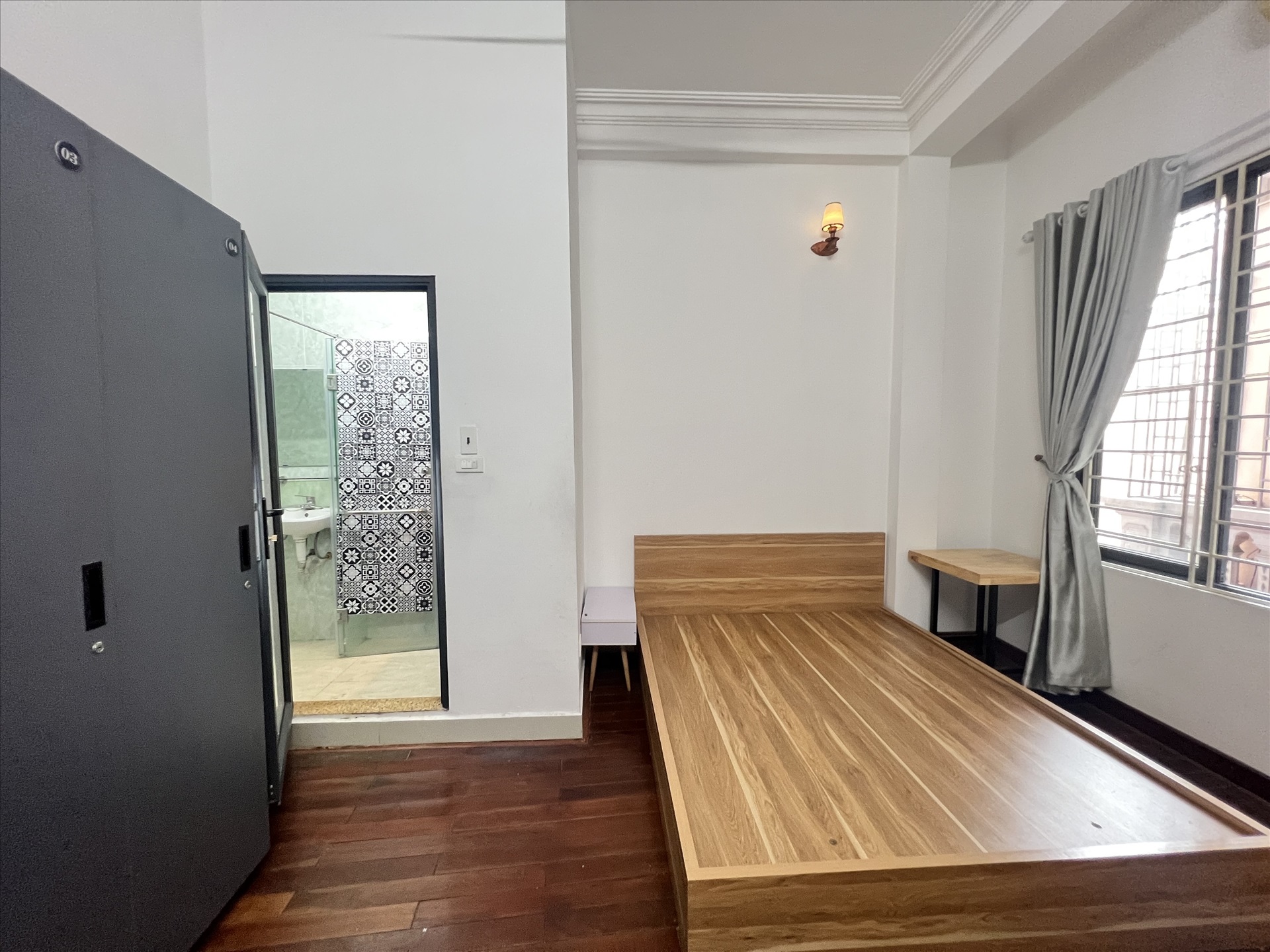 Phòng trọ Studio 25m2 tại AT Home Trần Duy Hưng - Cầu Giấy - Phòng ngủ