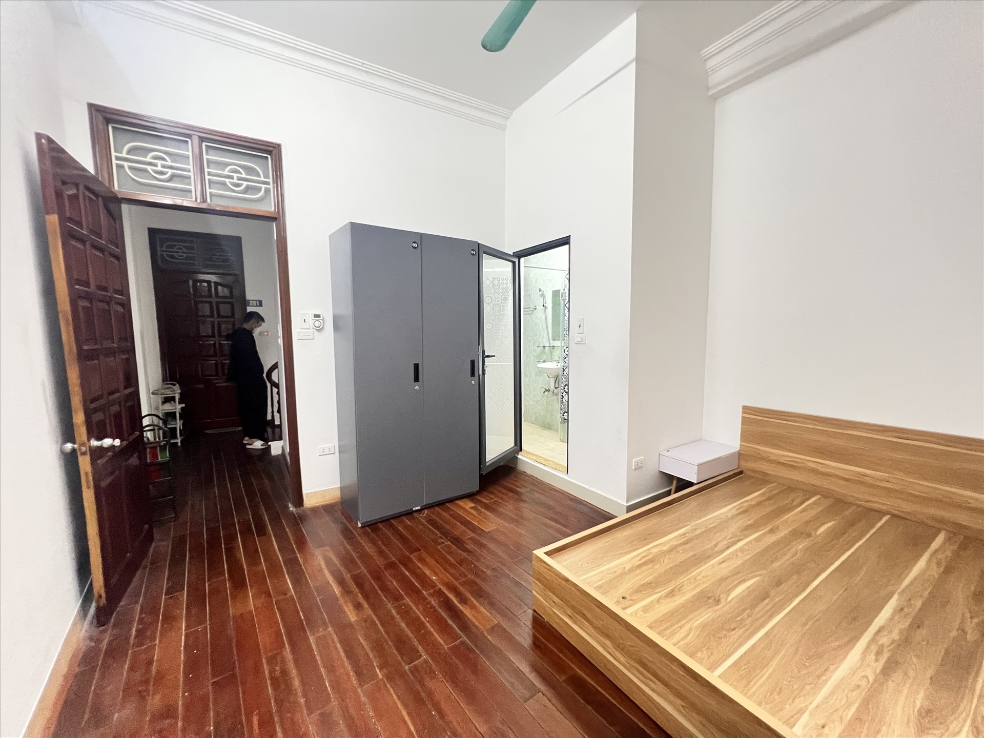 Phòng trọ Studio 25m2 tại AT Home Trần Duy Hưng - Cầu Giấy - Phòng ngủ