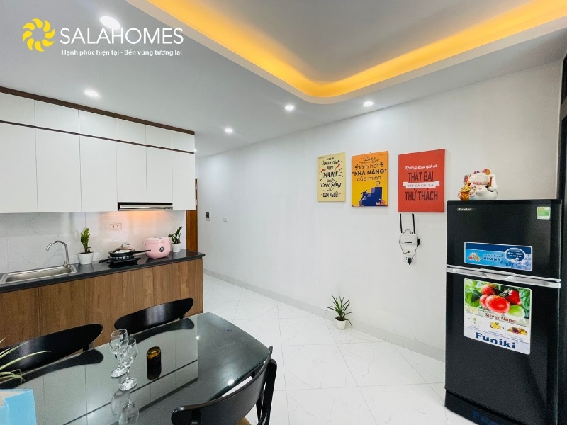 Phòng trọ 1 Phòng ngủ 34m2 tại Salahomes Khương Đình - Thanh Xuân - Phòng bếp