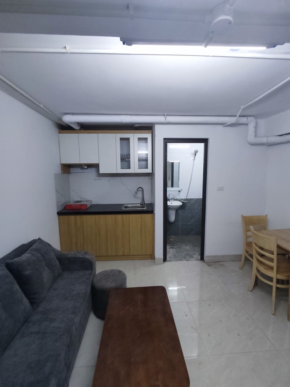 Phòng trọ Studio 22m2 tại GD Home Yên Hòa - Cầu Giấy - Phòng bếp