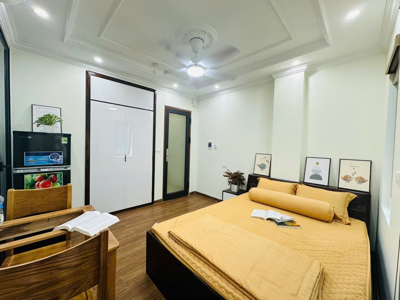 Phòng trọ Studio 25m2 tại NV Home Mỹ Đình - Nam Từ Liêm - Phòng ngủ