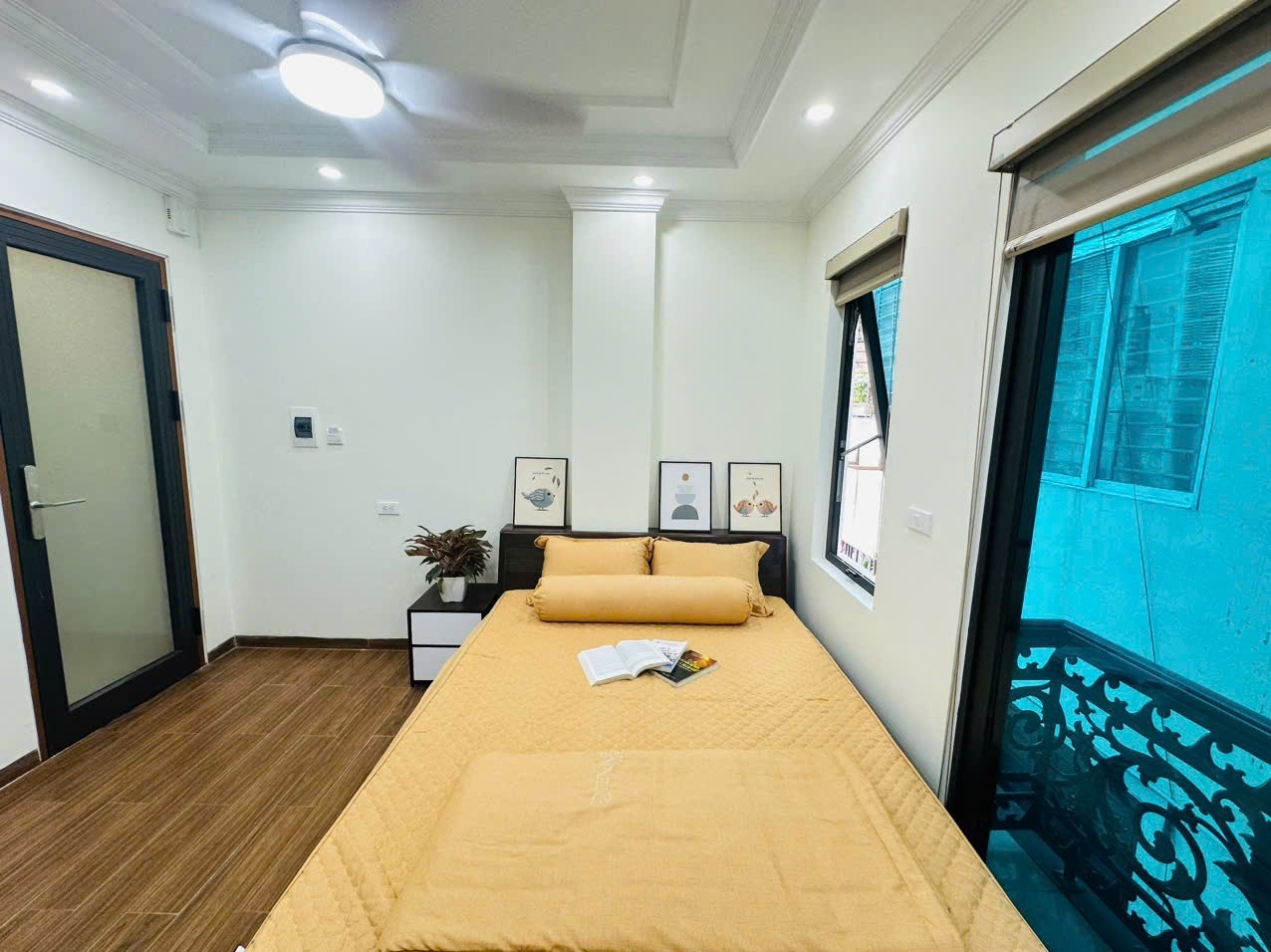 Phòng trọ Studio 25m2 tại NV Home Mỹ Đình - Nam Từ Liêm - Phòng ngủ