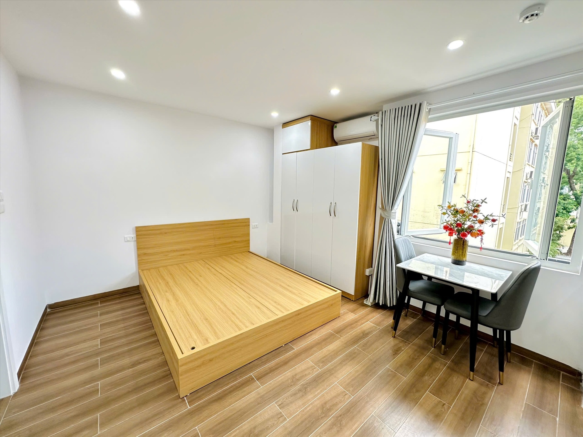 Phòng trọ Studio 25m2 tại TT House Nguyễn Phong Sắc - Cầu Giấy - Phòng ngủ