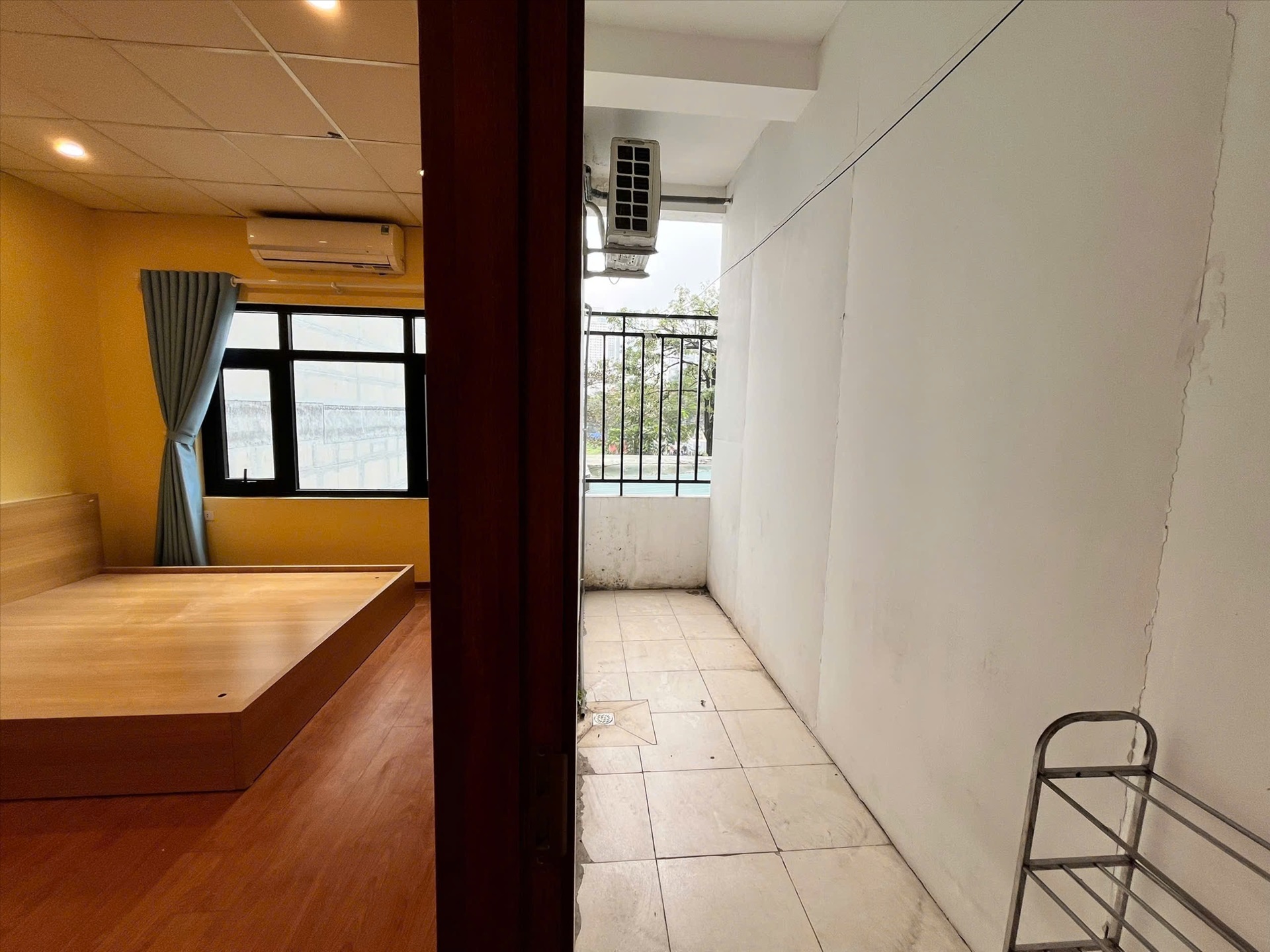 Phòng trọ Studio 40m2 tại Friends Team Trần Hòa - Hoàng Mai - Ban công