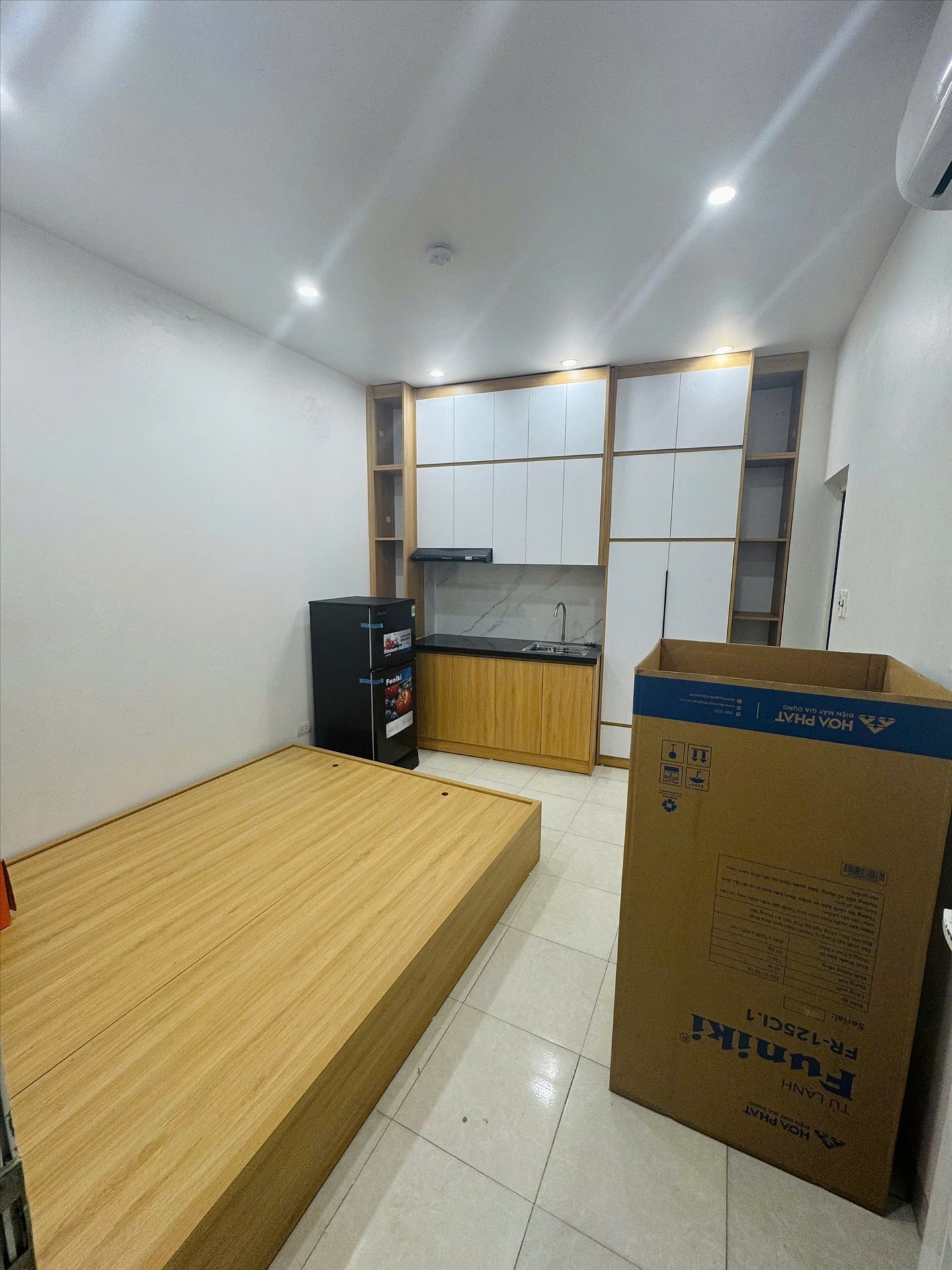 Phòng trọ Duplex 20m2 tại Friends Team 1 Khương Đình - Thanh Xuân - Phòng ngủ