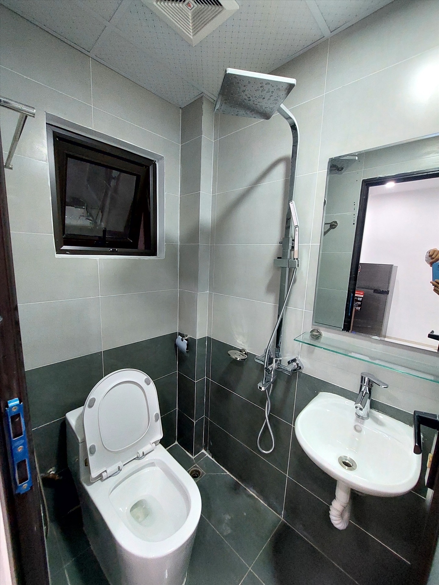 Phòng trọ 1 Phòng ngủ 30m2 tại GD Home Kim Mã - Ba Đình - Phòng tắm