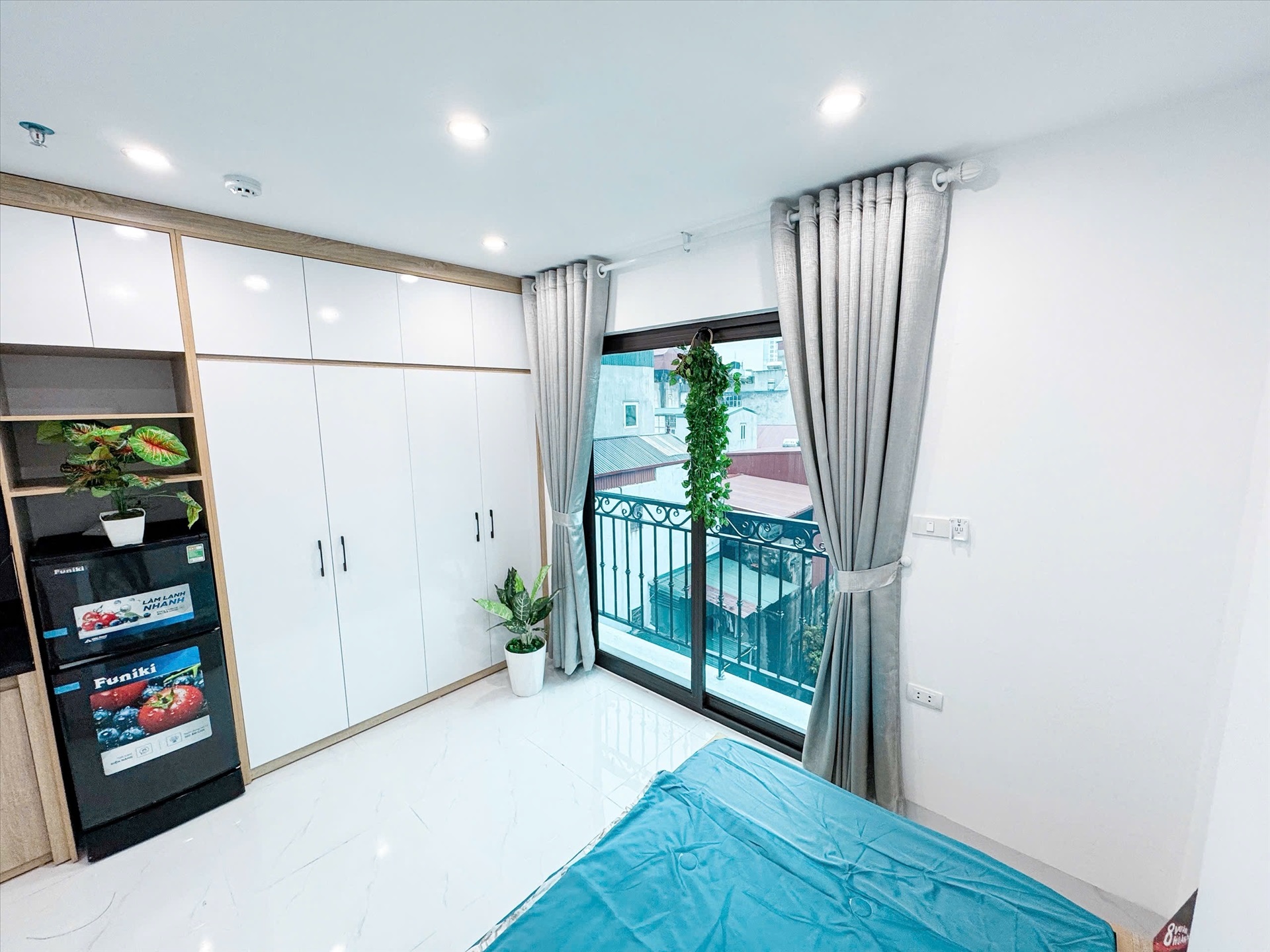 Phòng trọ Studio 25m2 tại Friends Team Chính Kinh - Thanh Xuân - Ban công