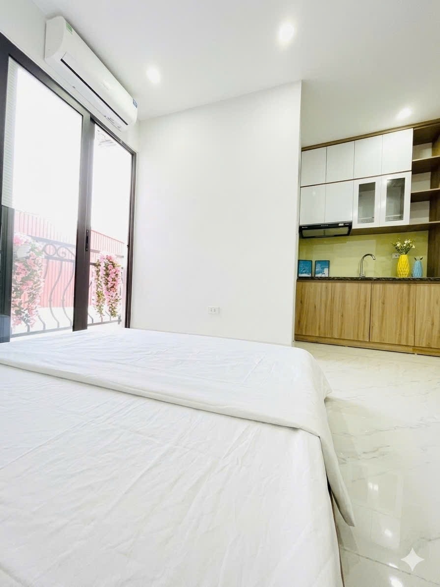 Phòng trọ Studio 25m2 tại Friends Team Đào Tấn - Ba Đình - Phòng ngủ