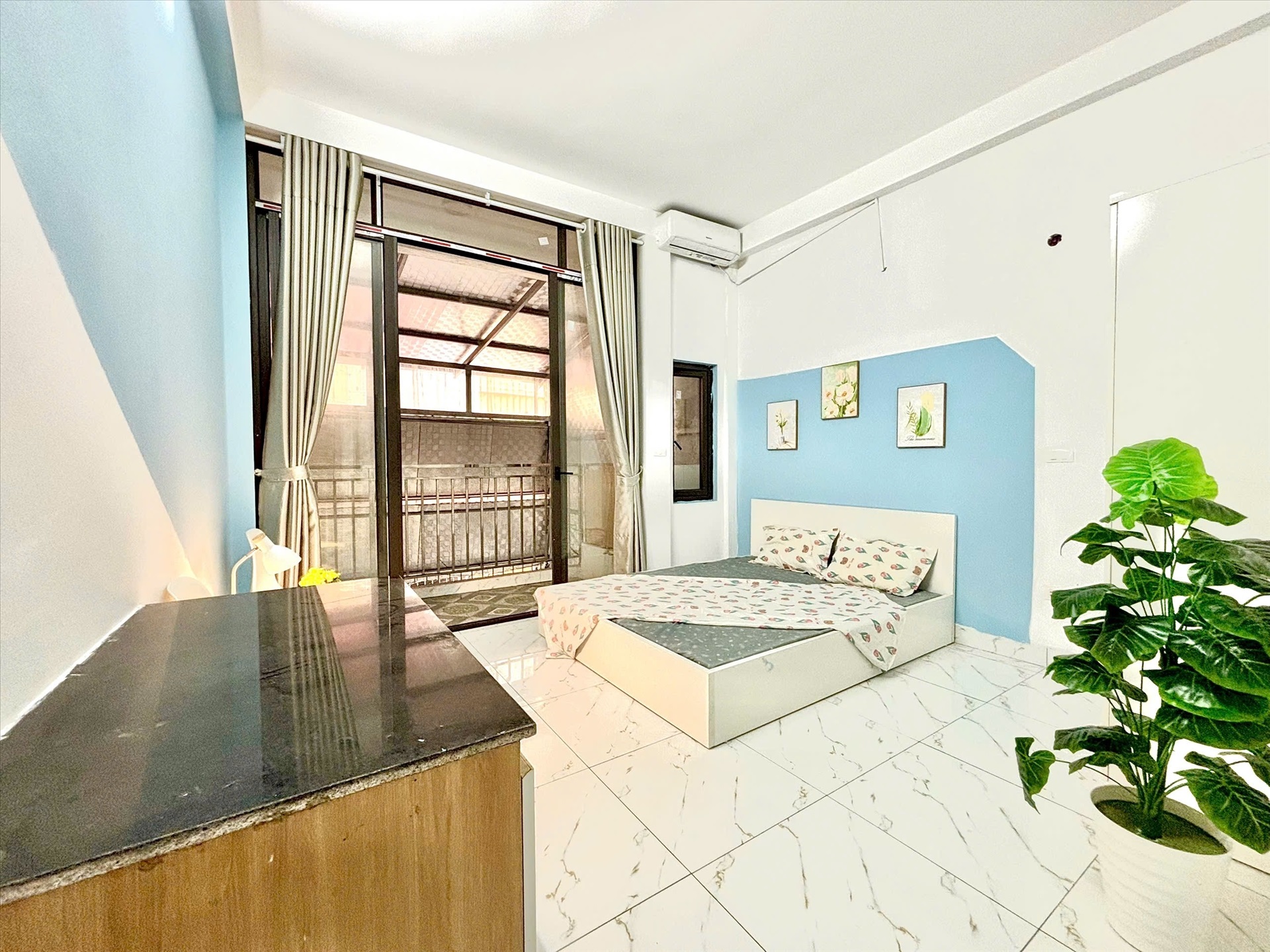 Phòng trọ Studio 25m2 tại TL Housing Mỹ Đình - Nam Từ Liêm - Phòng ngủ