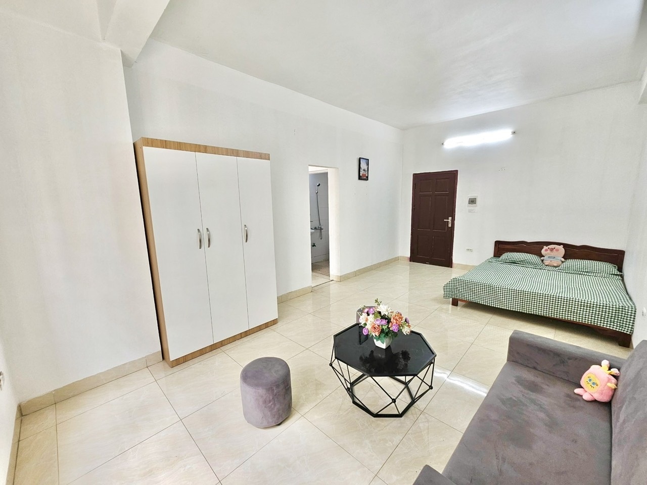 Phòng trọ 1 Phòng ngủ 30m2 tại Time House Tăng Thiết Giáp - Bắc Từ Liêm - Phòng khách