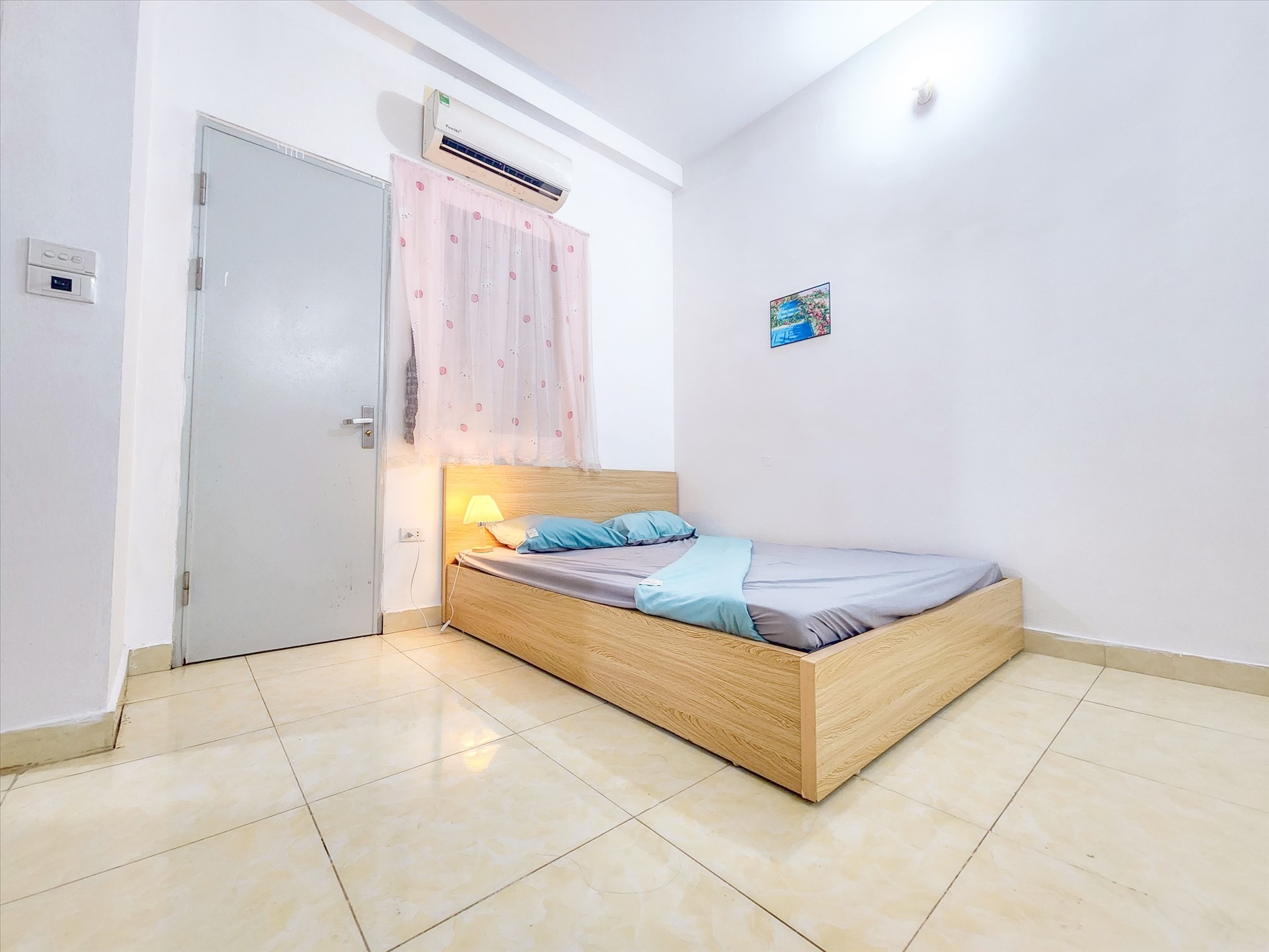 Phòng trọ Studio 25m2 tại Happyhomes 4 Lạc Long Quân - Tây Hồ - Phòng ngủ