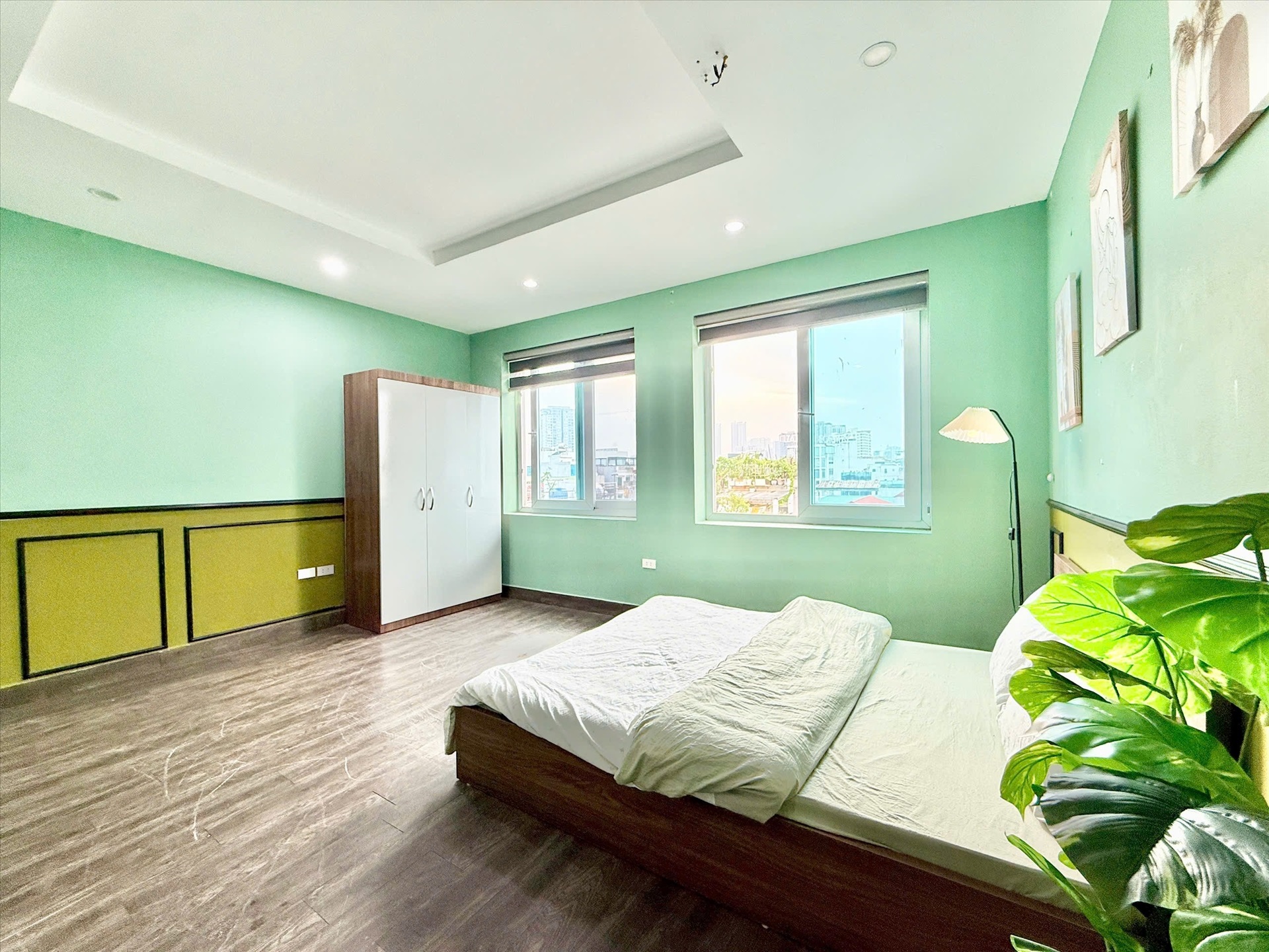 Phòng trọ Studio 32m2 tại Timehouse Đỗ Quang - Cầu Giấy - Phòng ngủ