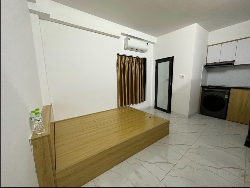 Phòng trọ Studio 25m2 tại CT Housing Phú Mỹ - Nam Từ Liêm - Phòng ngủ