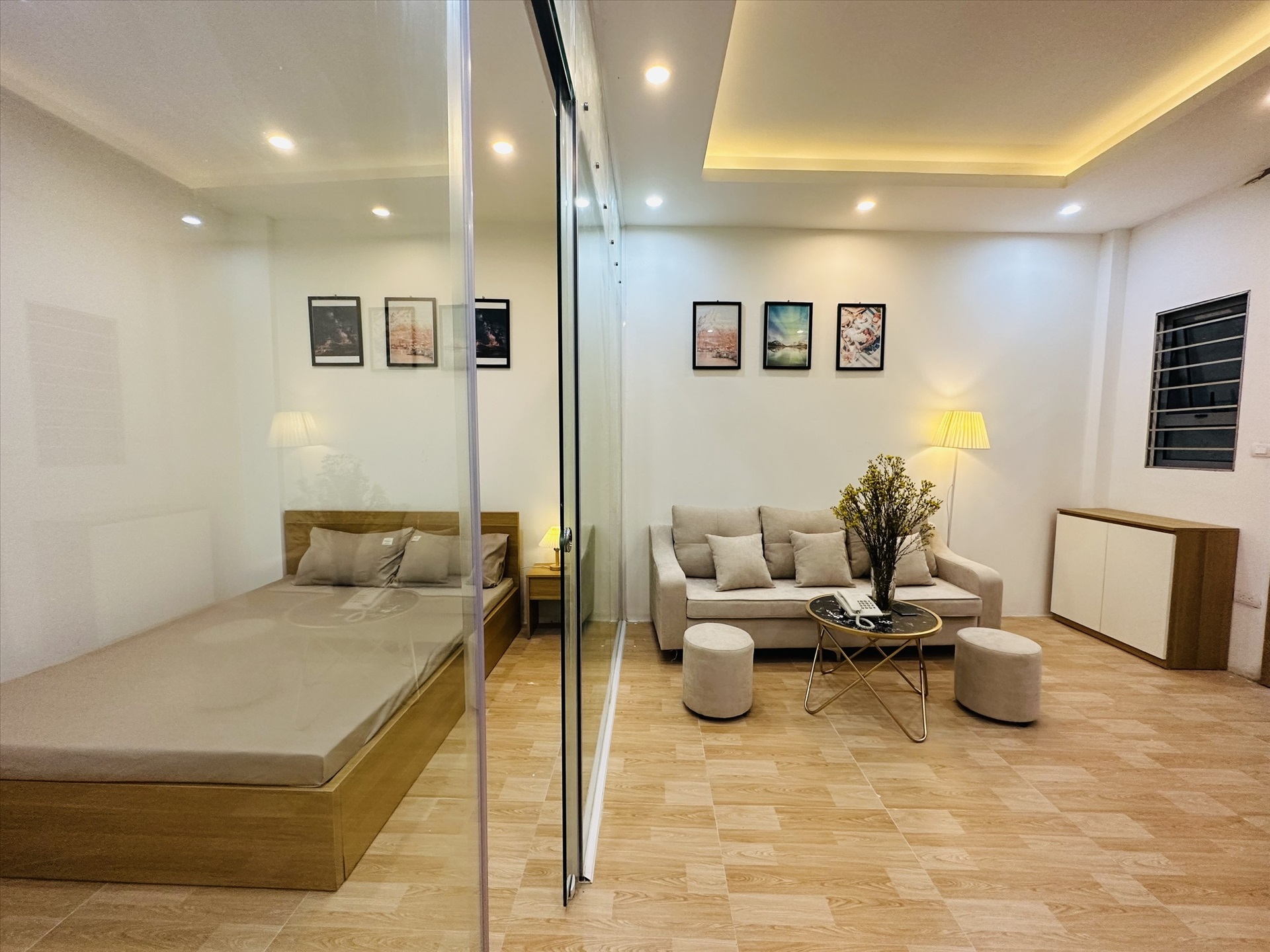 Phòng trọ 1 Phòng ngủ 40m2 tại GD Home Đê La Thành - Đống Đa - Phòng ngủ