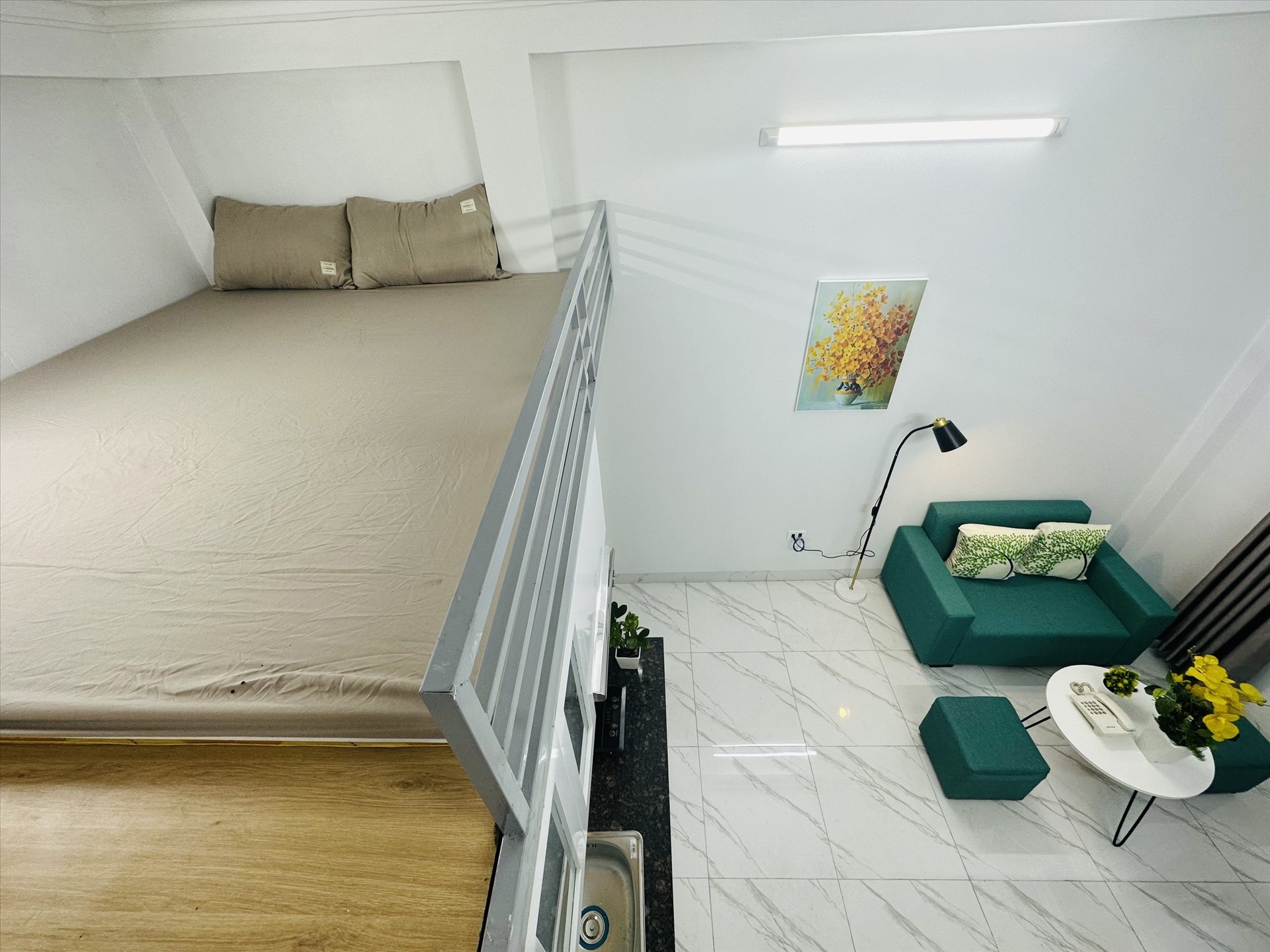Phòng trọ Duplex 28m2 tại GD Home Nguyễn Phong Sắc - Cầu Giấy - Phòng ngủ