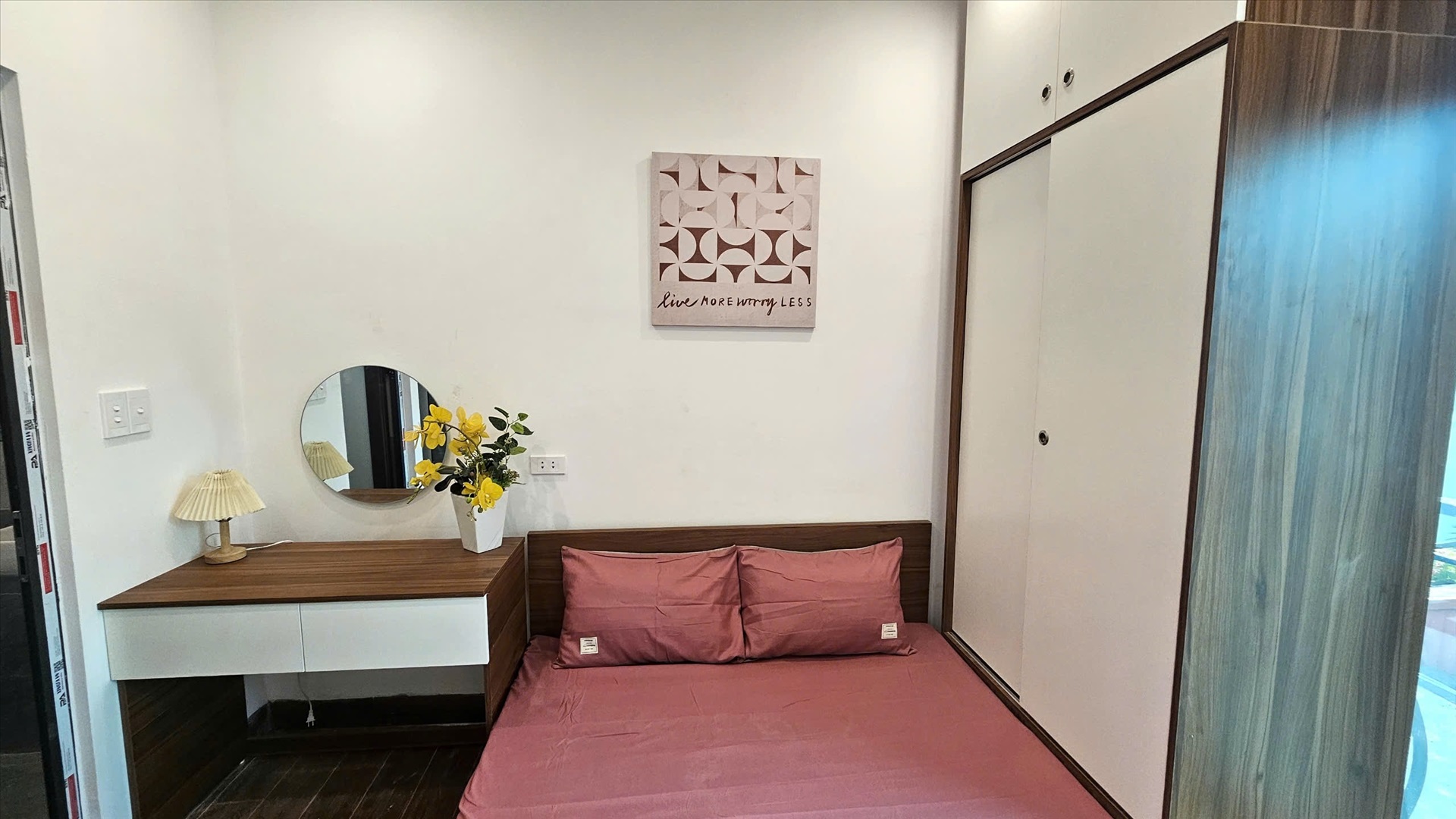 Phòng trọ Studio 30m2 tại GD Home Trần Cung - Bắc Từ Liêm - Phòng ngủ